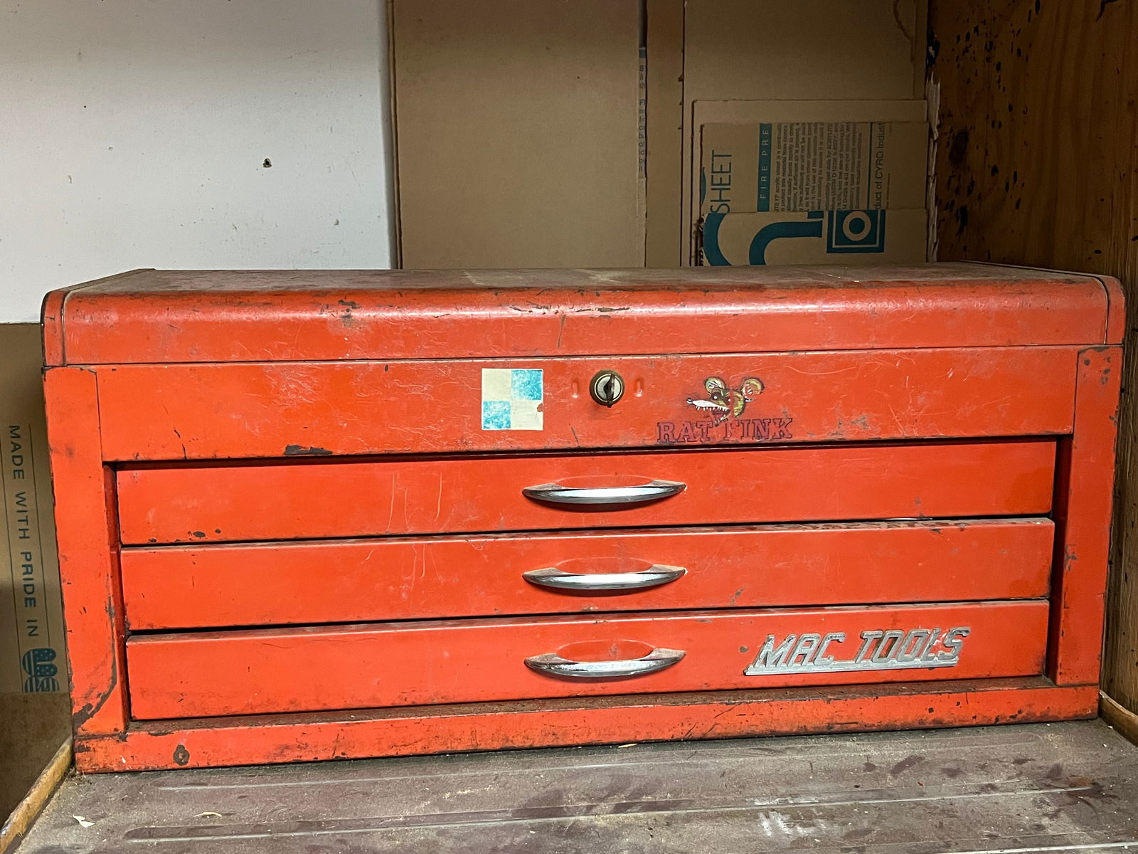 Mac Tools vintage tool box w contents (1 of 7)