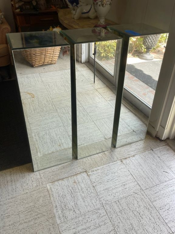 (3) Mirrored Pedestals (1 of 12)