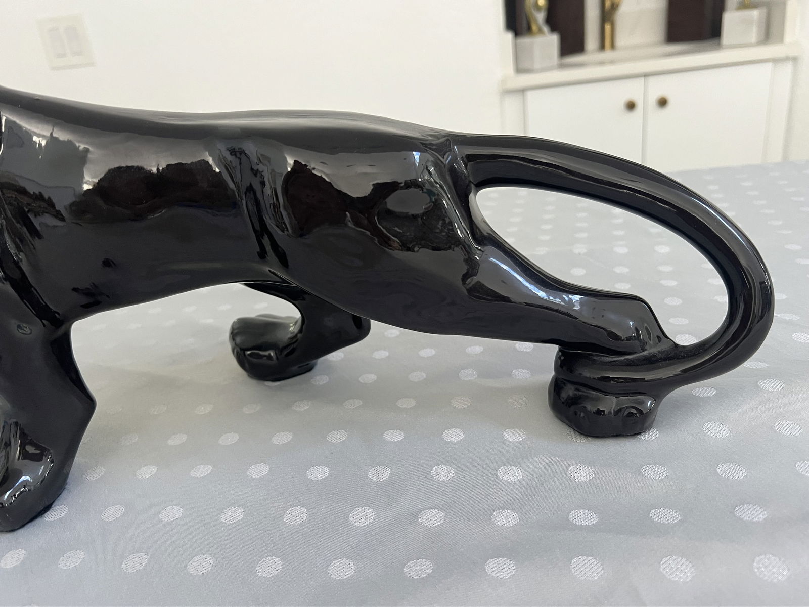 Mid Century Ceramic Puma or Black Panther - 3