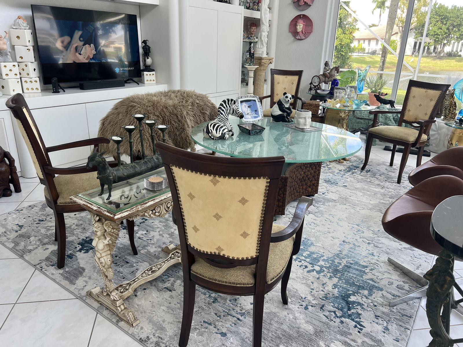 Maitland Smith Style Arm Chairs (4) - 9