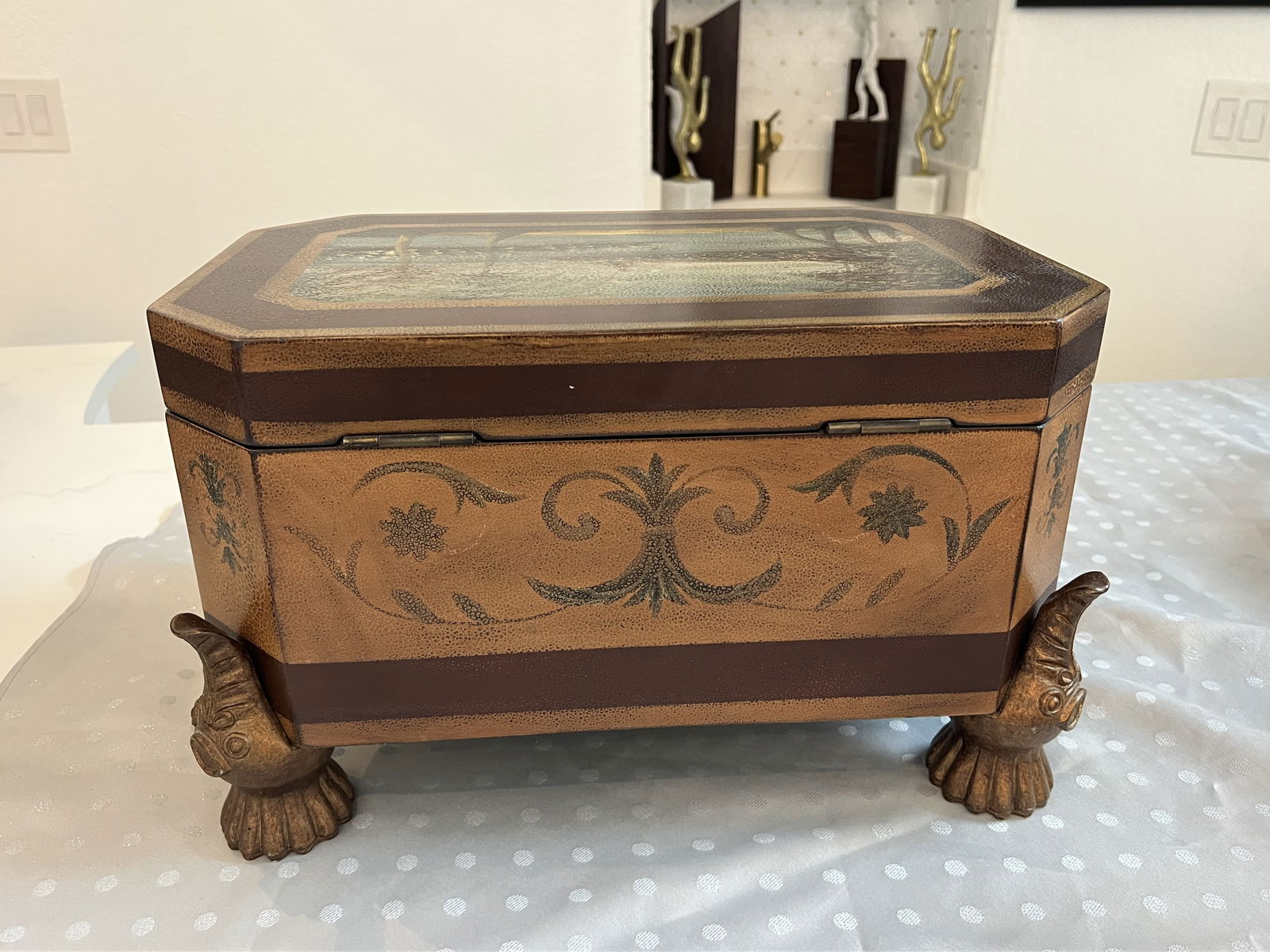 Classical Painted Box Dolphin or Koi - 5