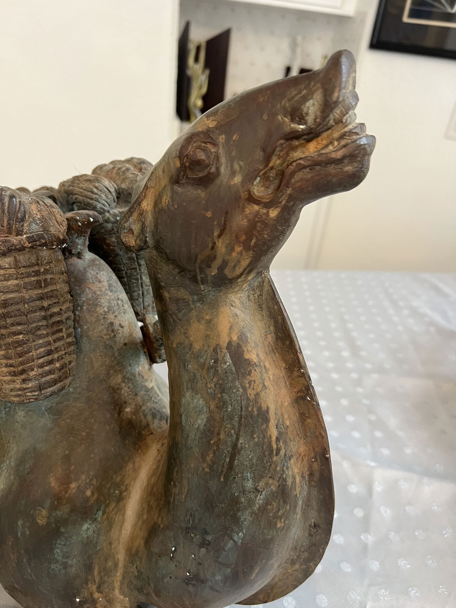 Asian Bronze Camel Sculpture - 2
