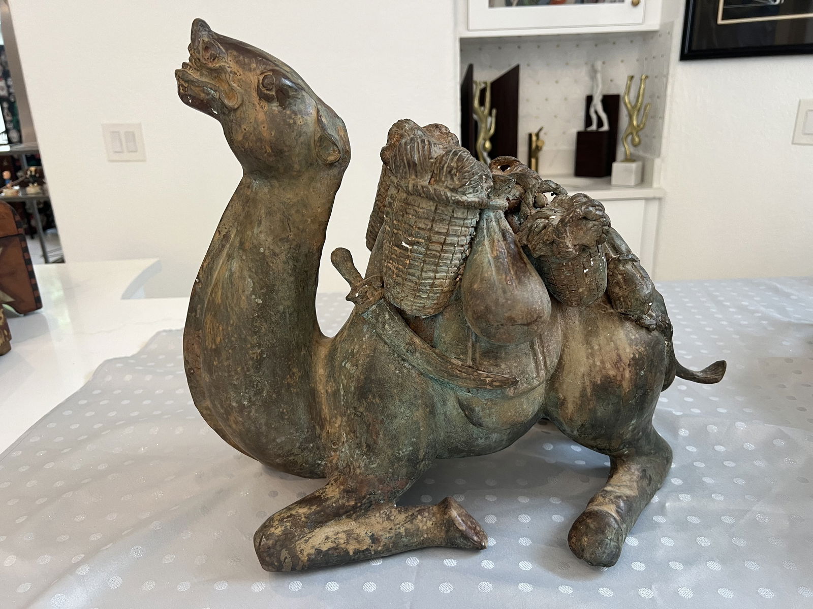 Asian Bronze Camel Sculpture - 5