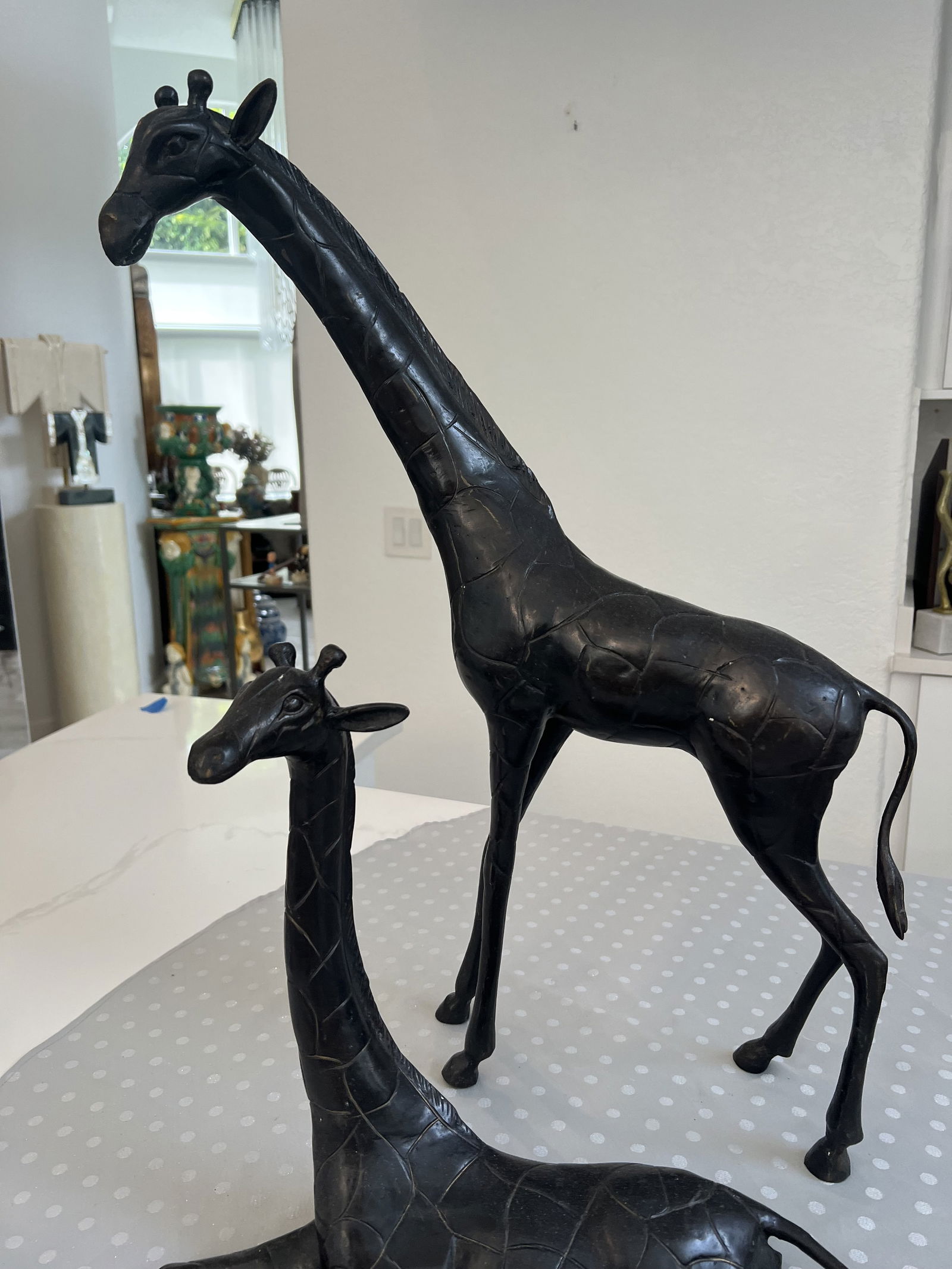 (2) Maitland Smith Style Giraffes - 6