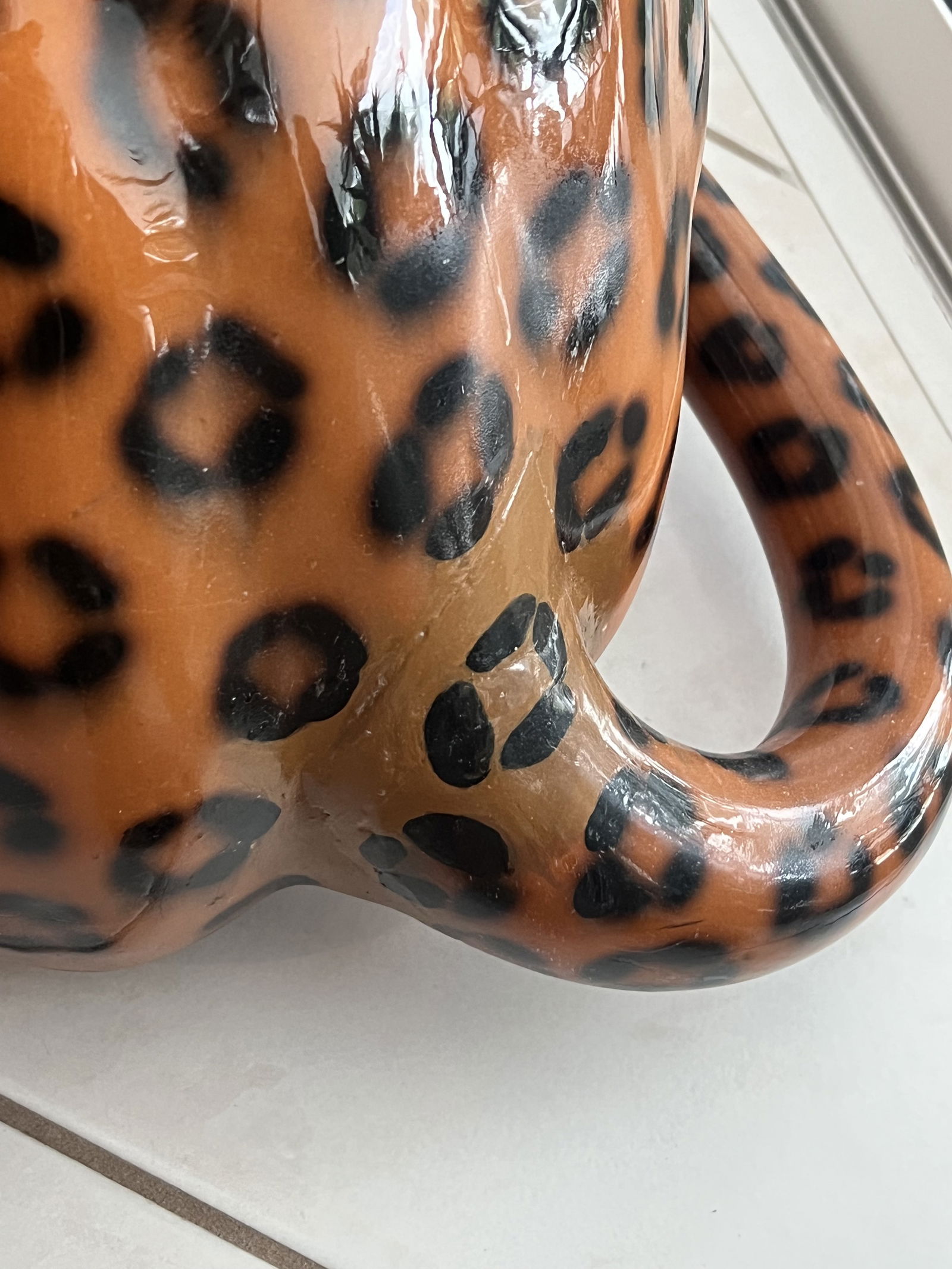 (2) Lifesize Leopard Statues - 10