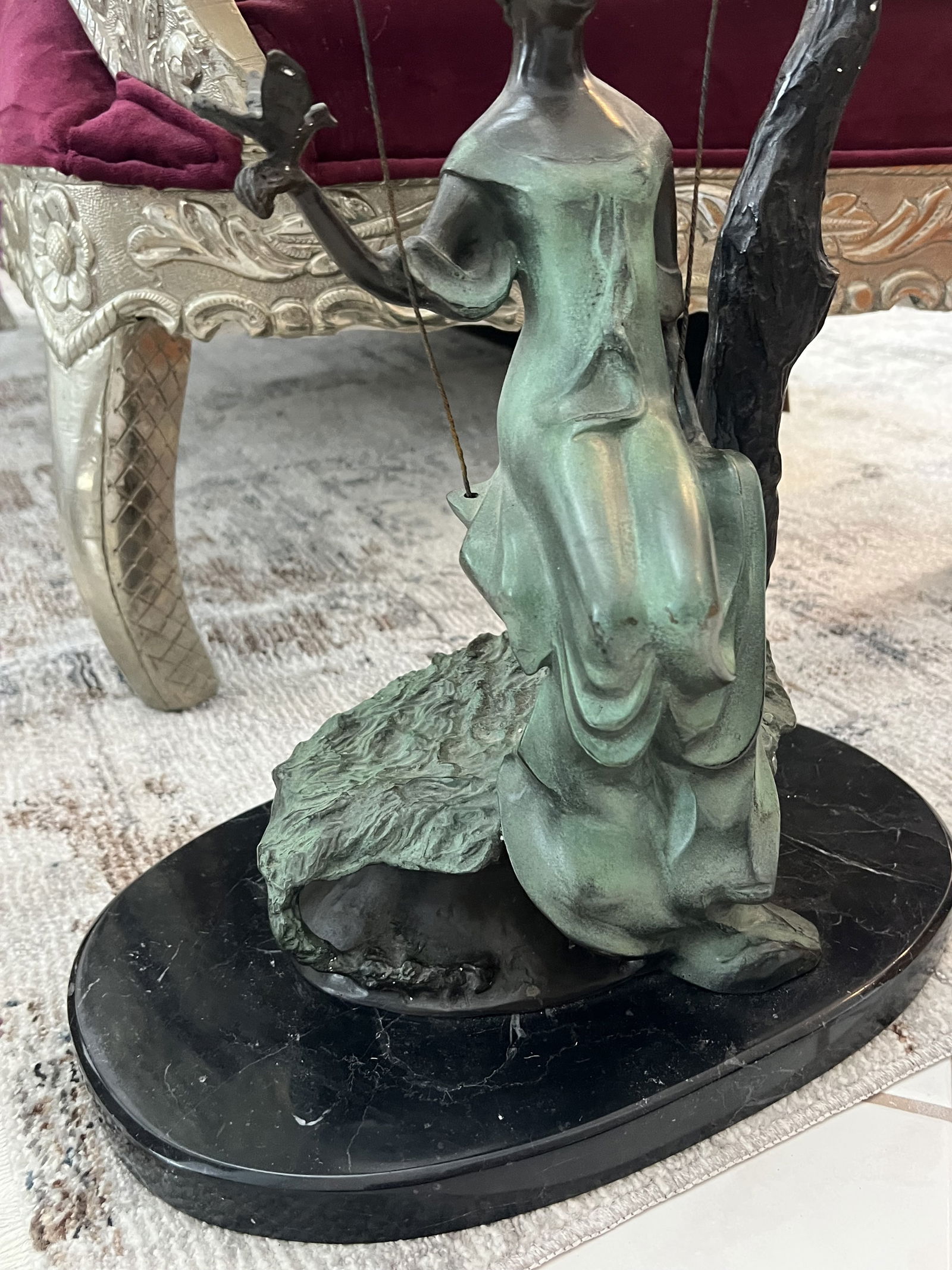 Bronze "The Swing" Statue - 3