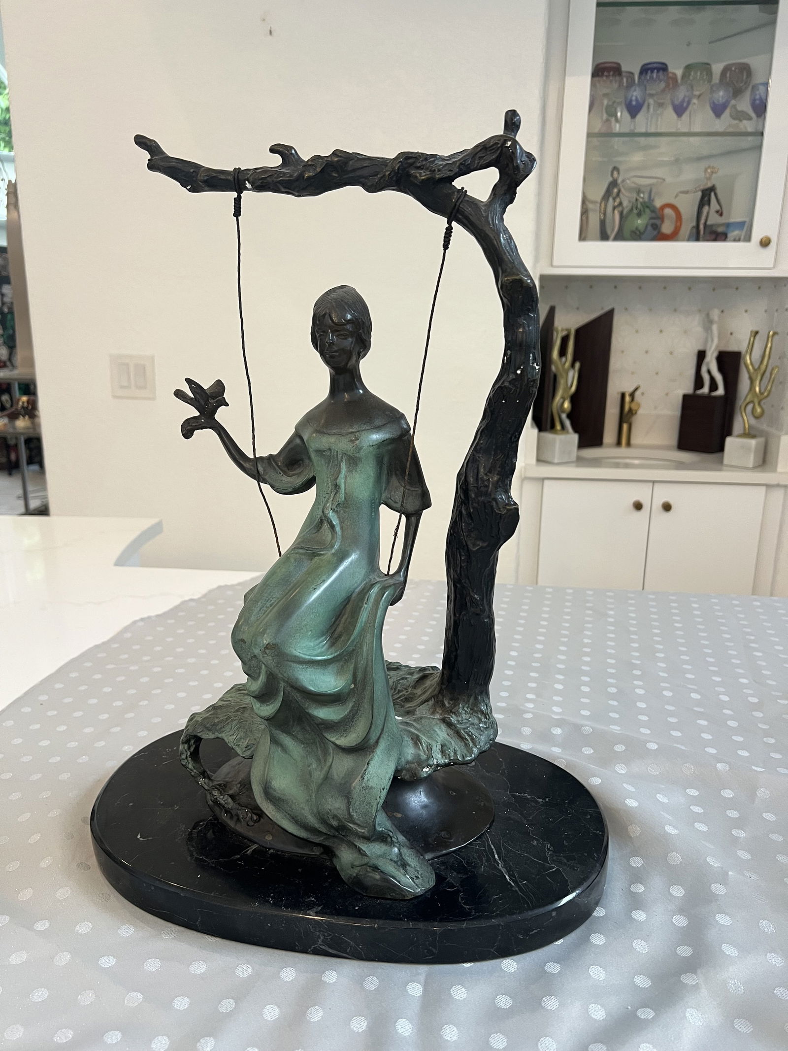 Bronze "The Swing" Statue - 7