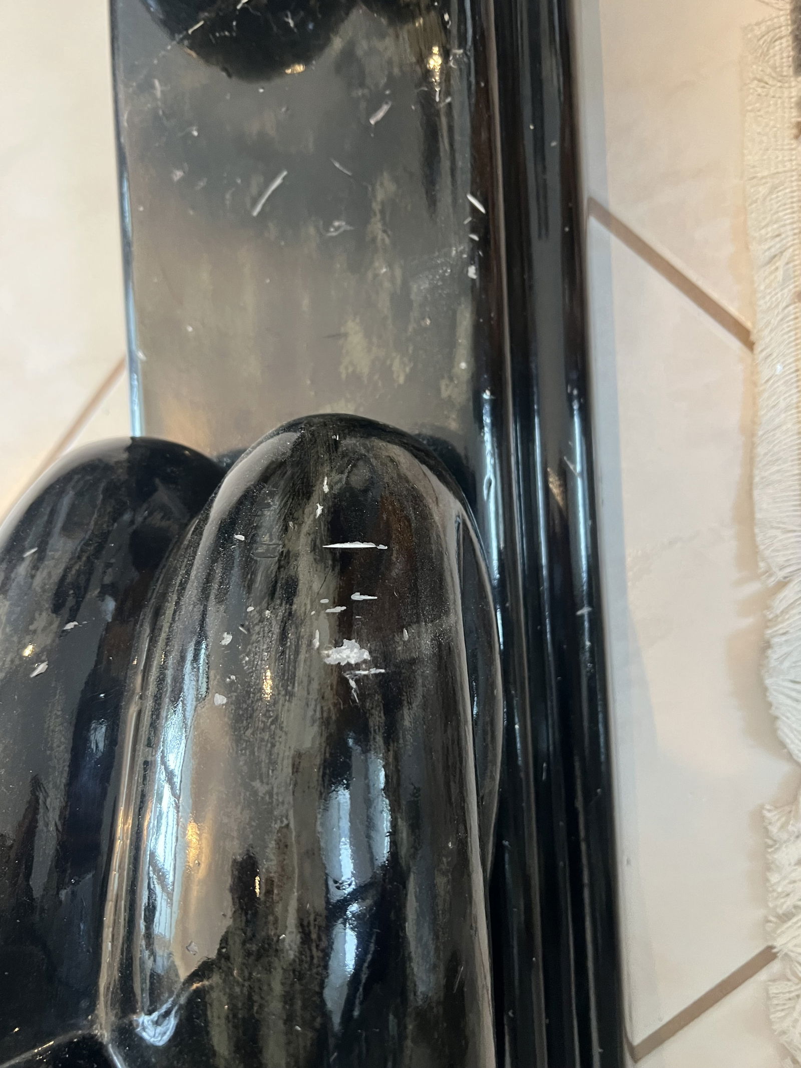 Black Art Deco Ladies Console Table - 5