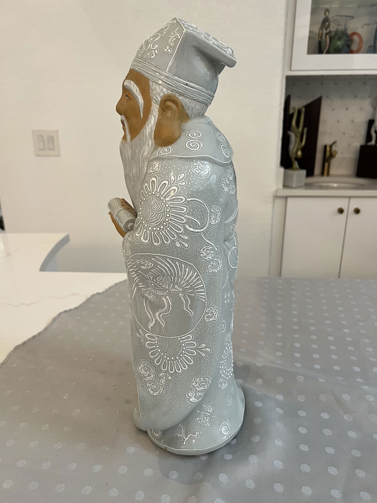 Japanese Wise Man Elder Statue - 3