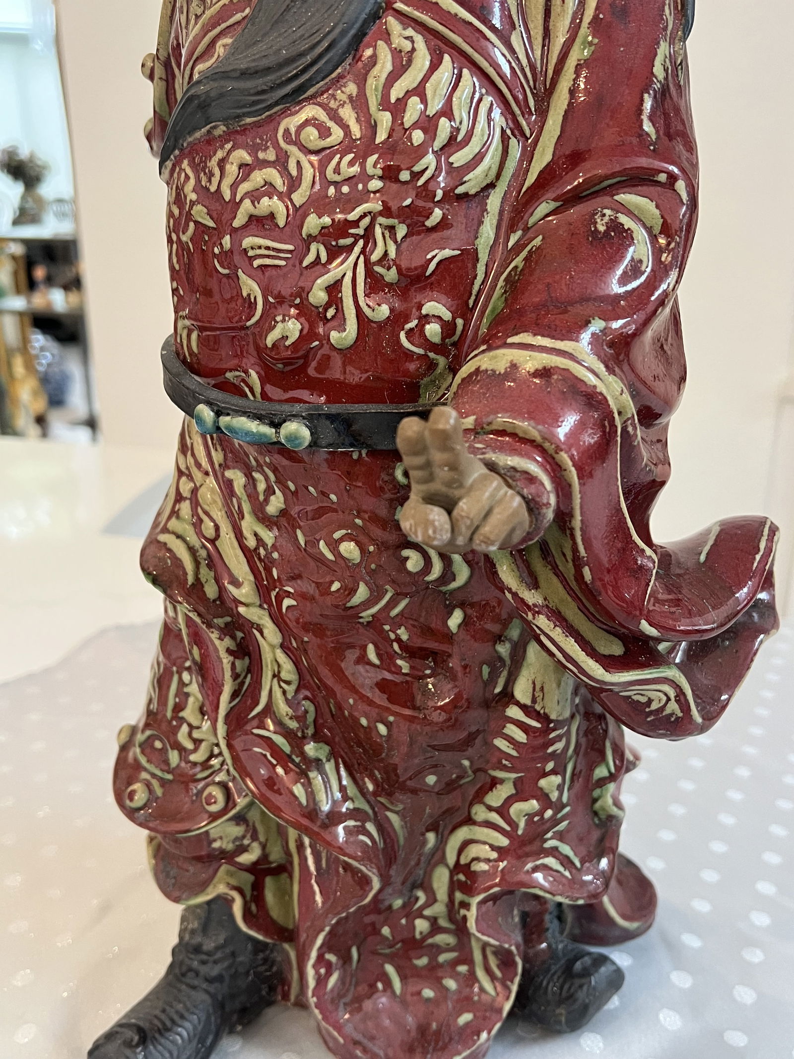 Large Chinese Shiwan God Mud Man Statue - 3