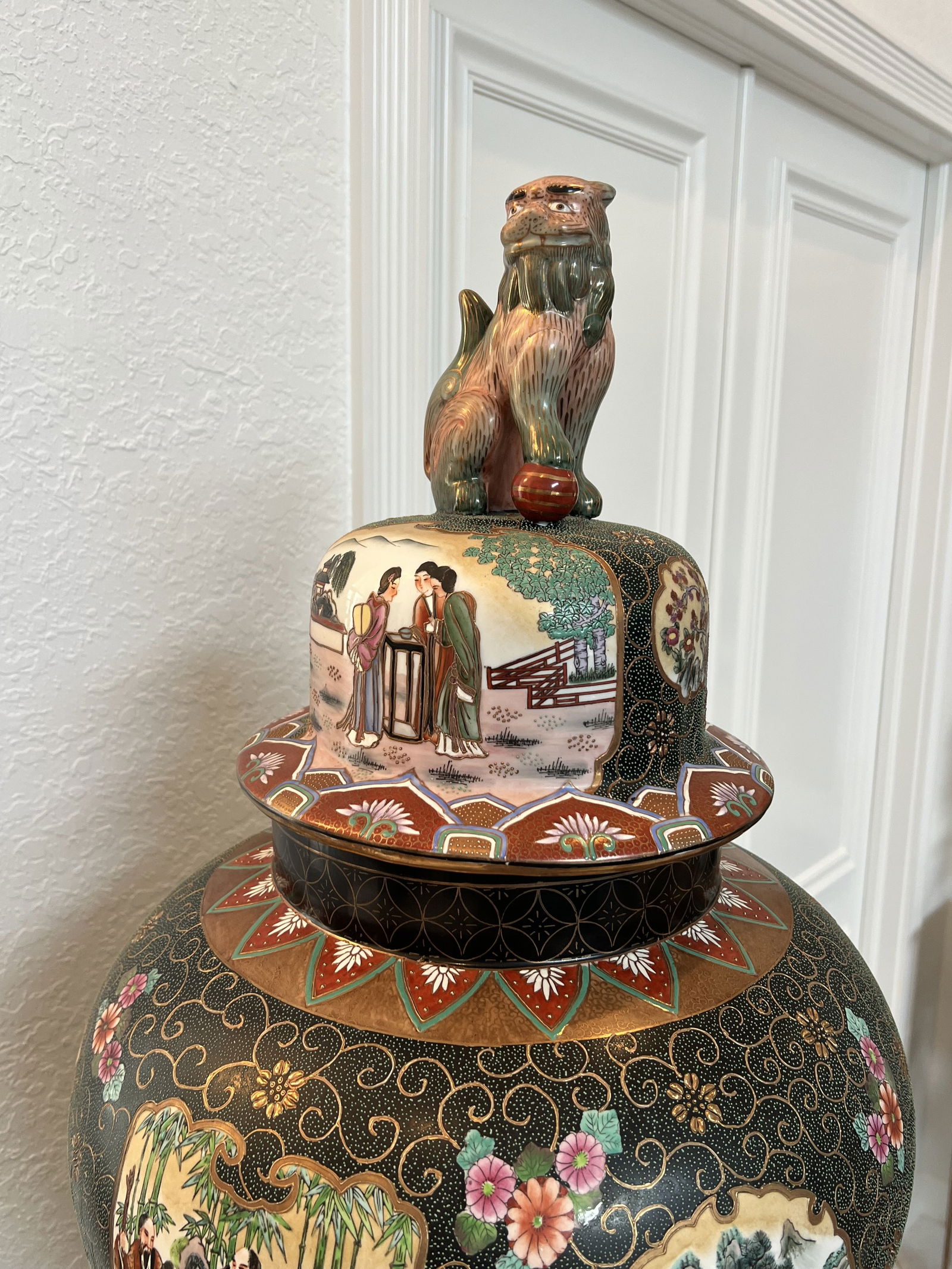 Large Chinese Temple Jar - 2