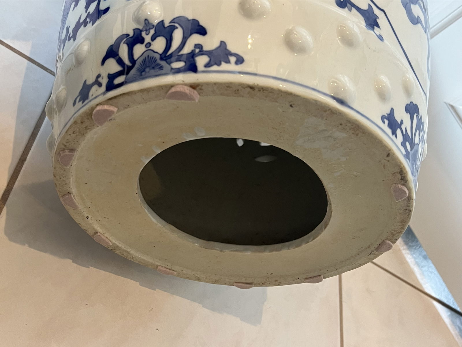 Blue and White Porcelain Garden Seat - 6