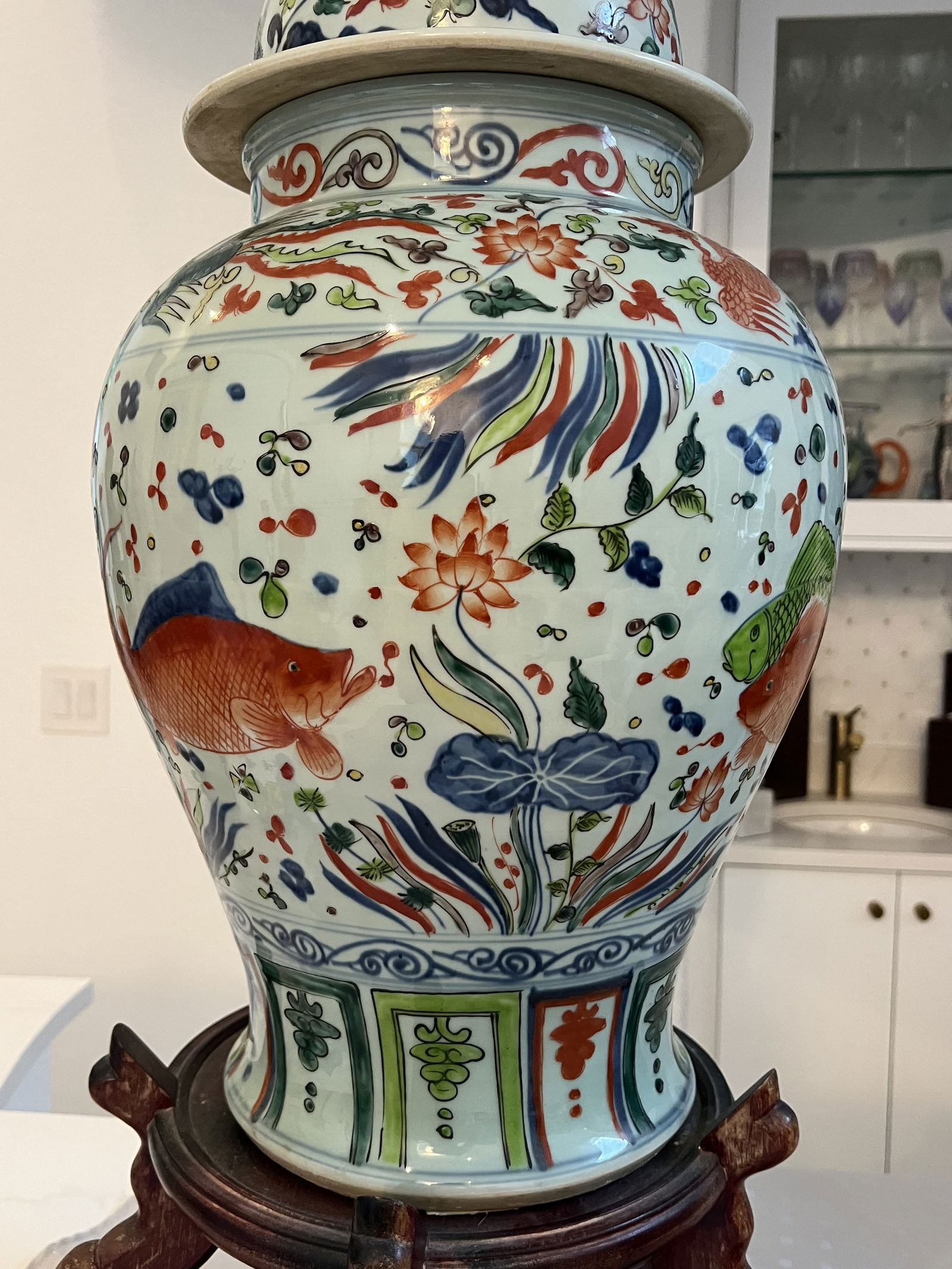 Signed Chinese Ginger Jar - 2