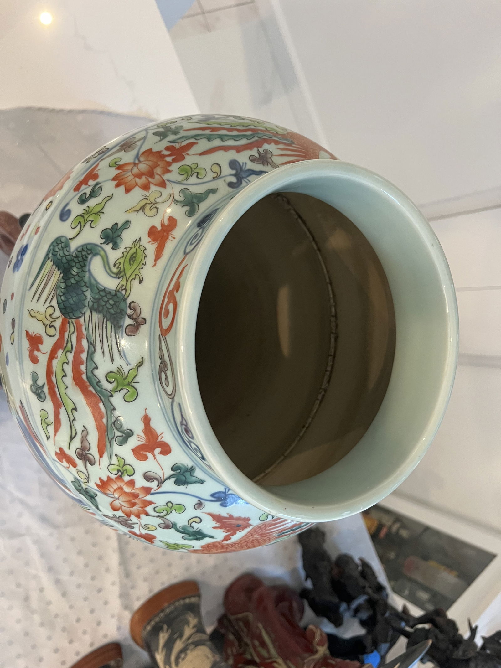 Signed Chinese Ginger Jar - 8