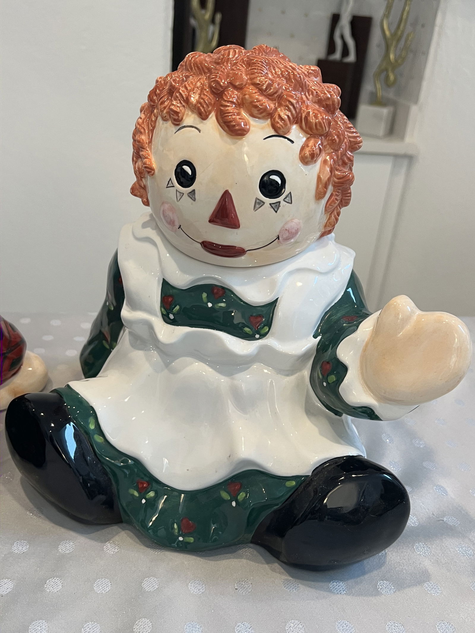 (2) Sakura Raggety Ann & Andy Cookie Jars - 3