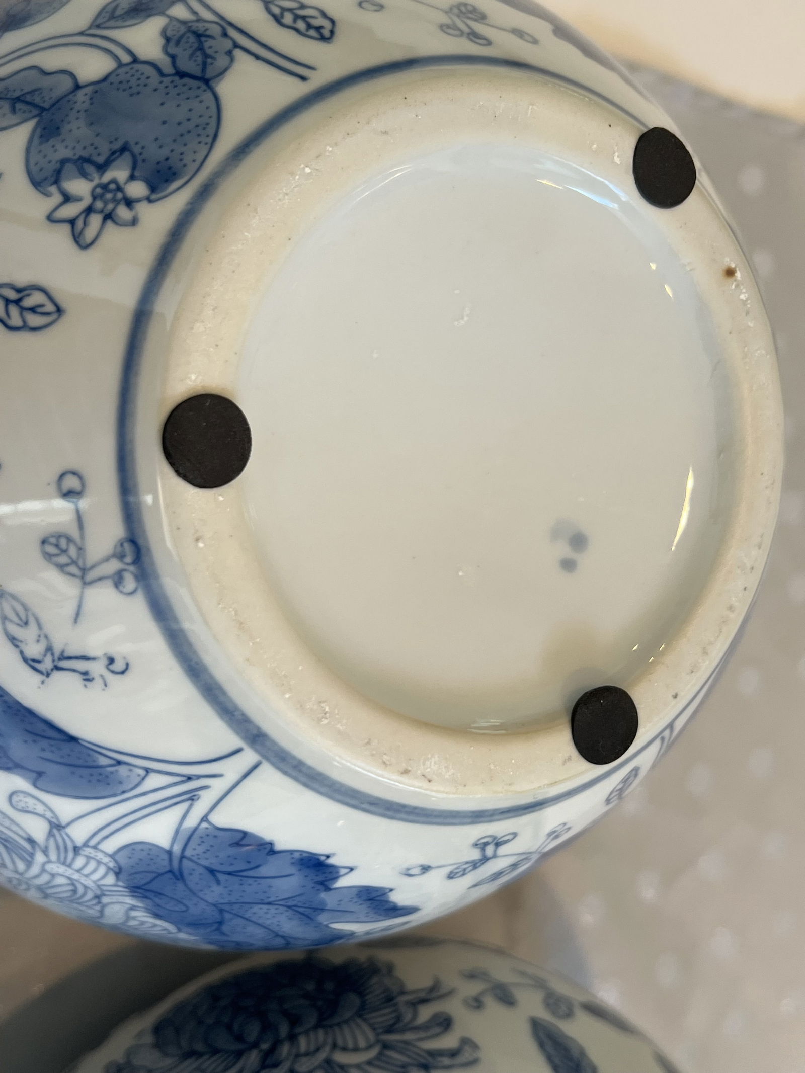 Pair of Blue and White Ceramic Ginger Jars - 5