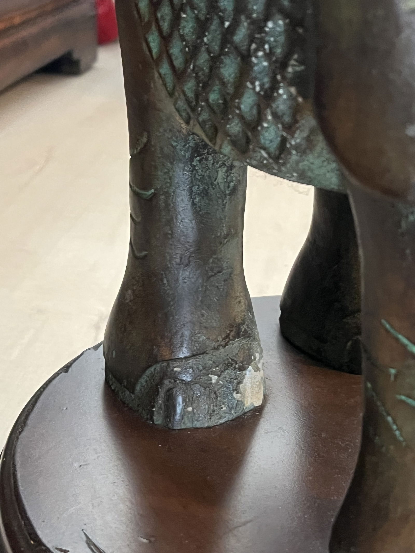 Maitland Smith Bronze Elephant Table - 6