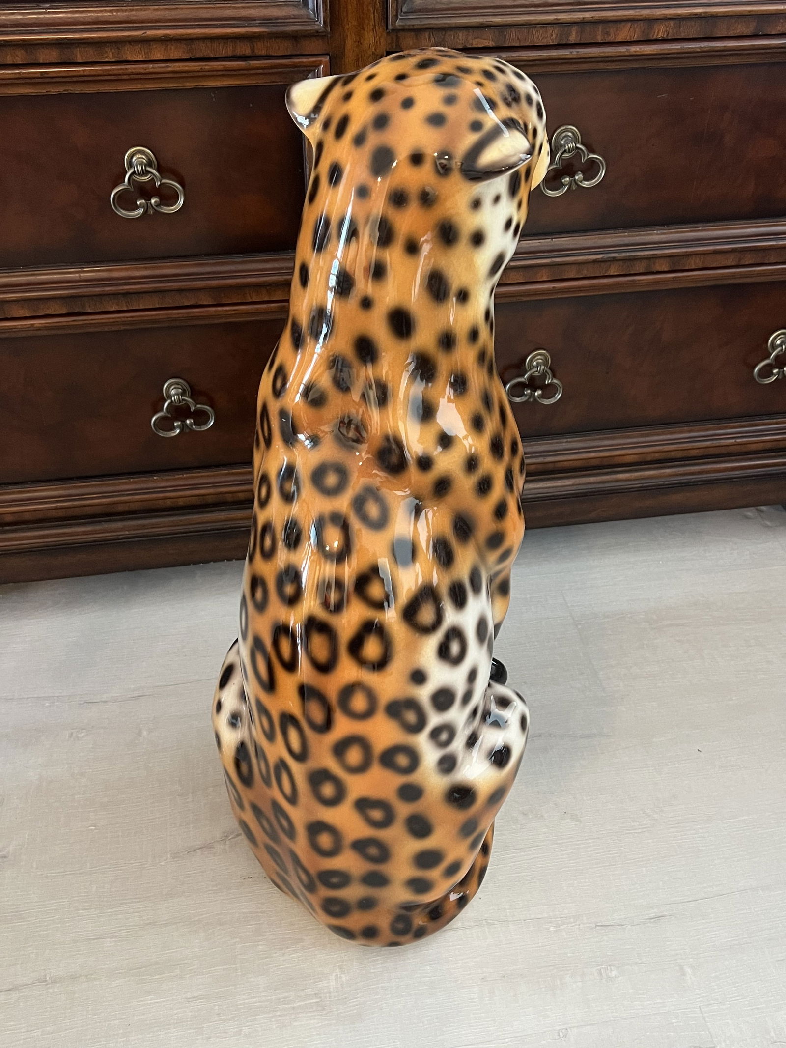 MCM Stlye Italian Ceramic Leopard - 4