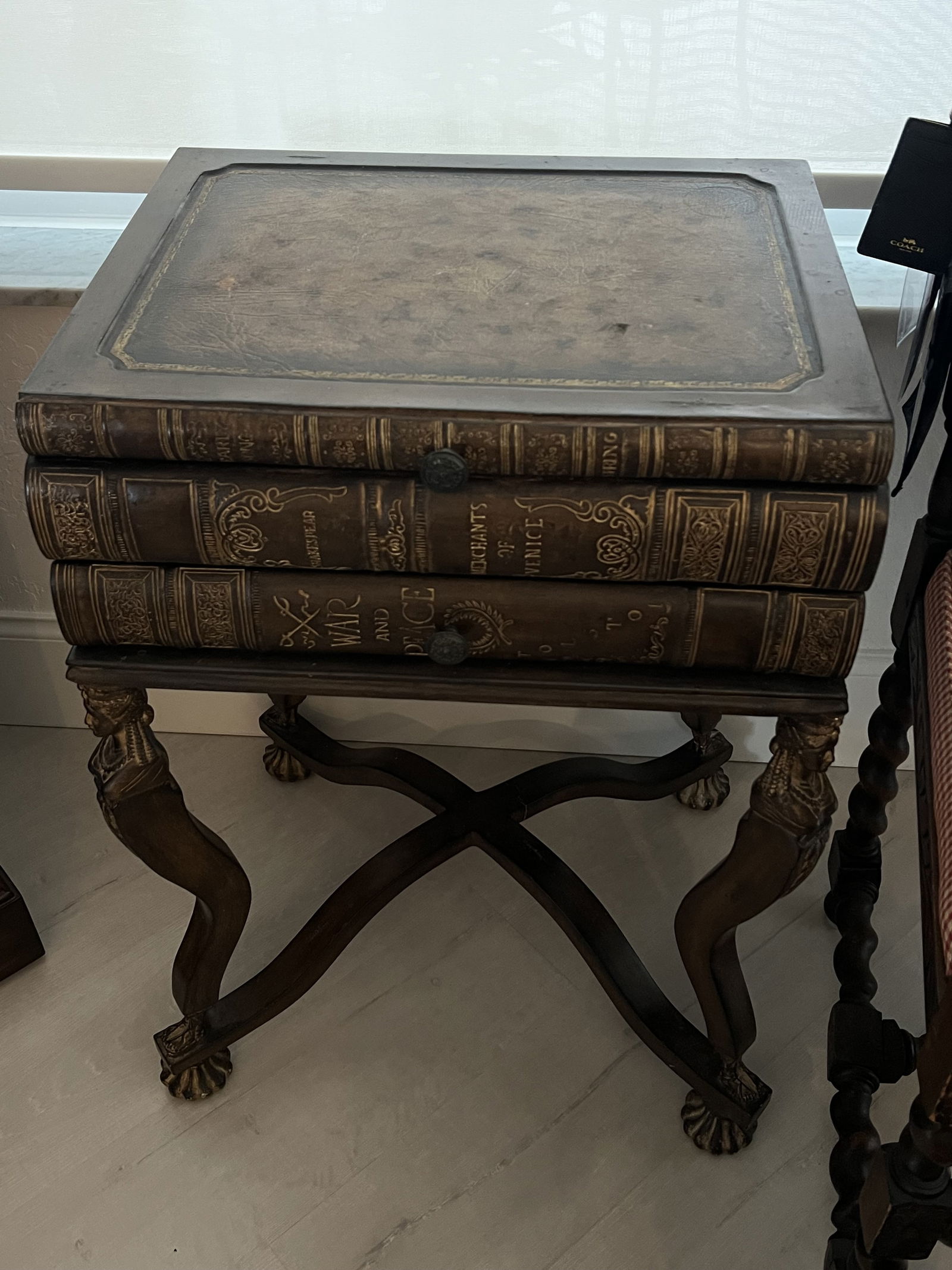 Maitland Smith Book Side Table - 11