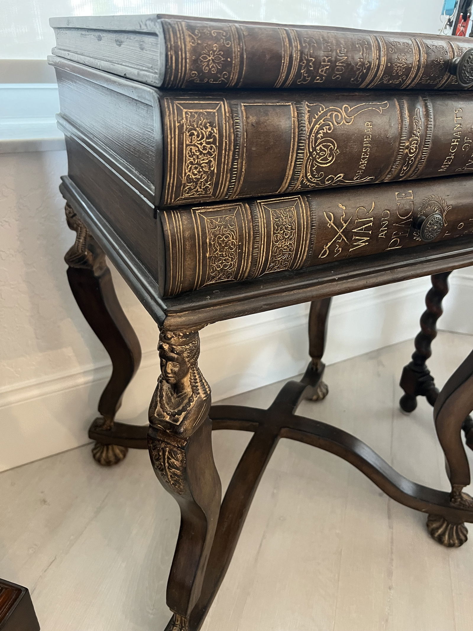 Maitland Smith Book Side Table - 2