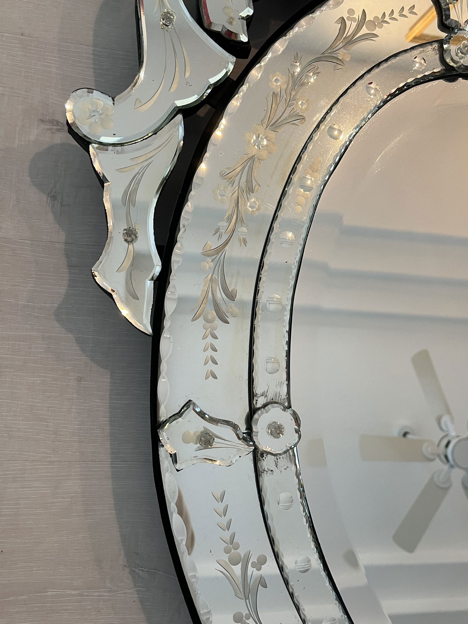 Vintage Italian Murano Style Mirror - 3