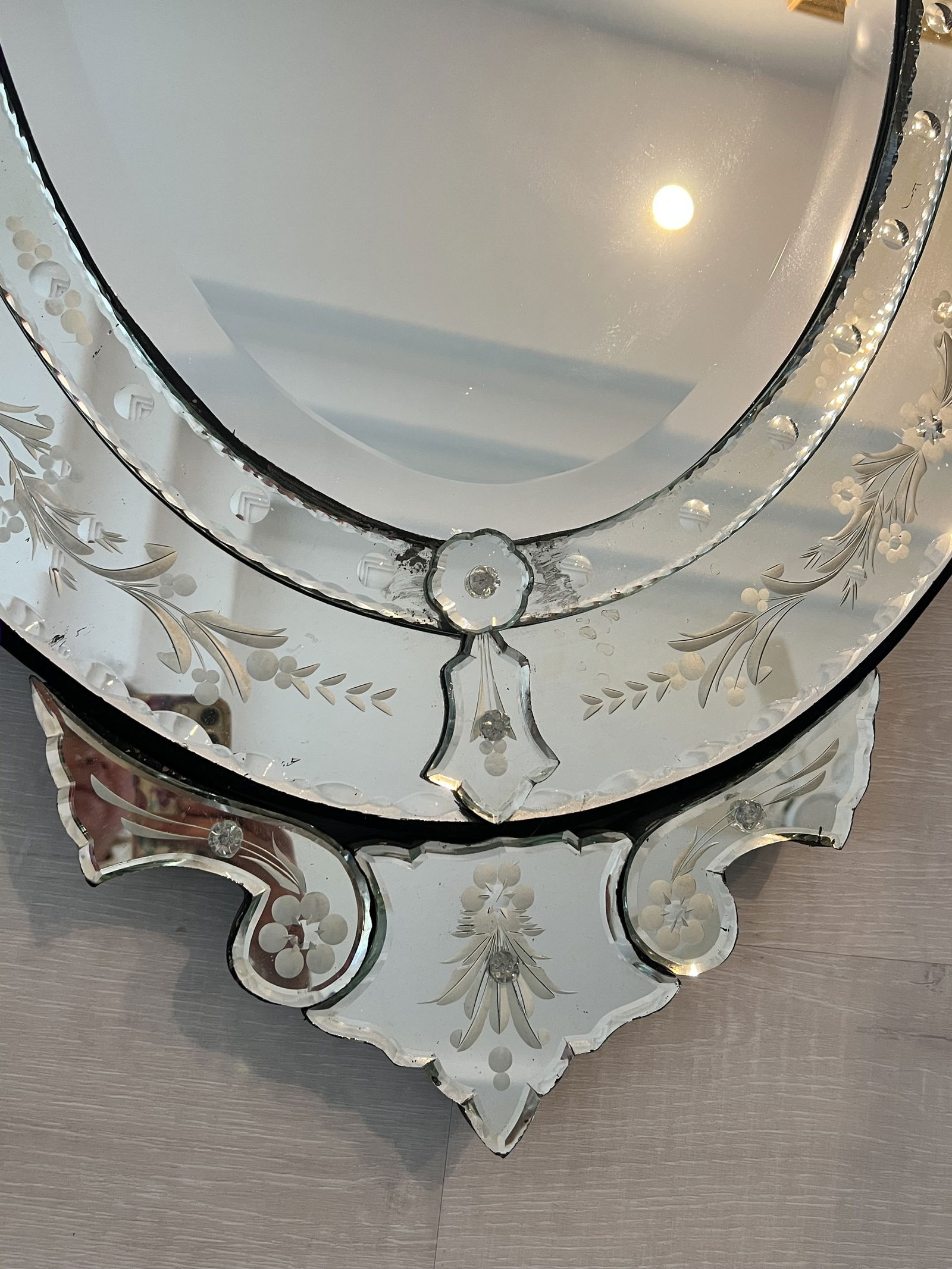 Vintage Italian Murano Style Mirror - 4