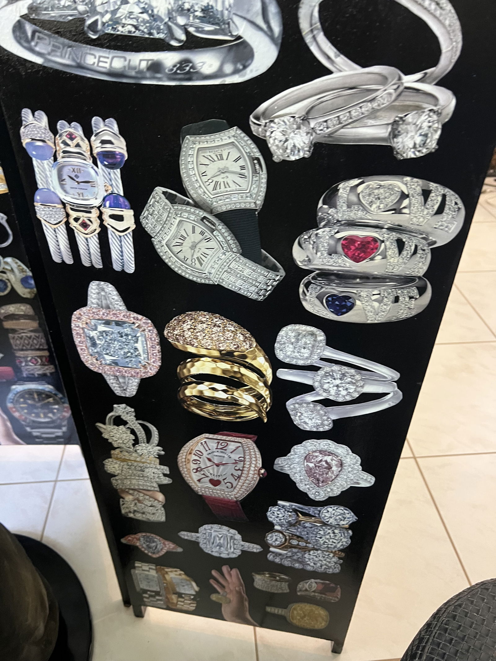 Victorian Style Designer Decoupage Screen Jewels - 10