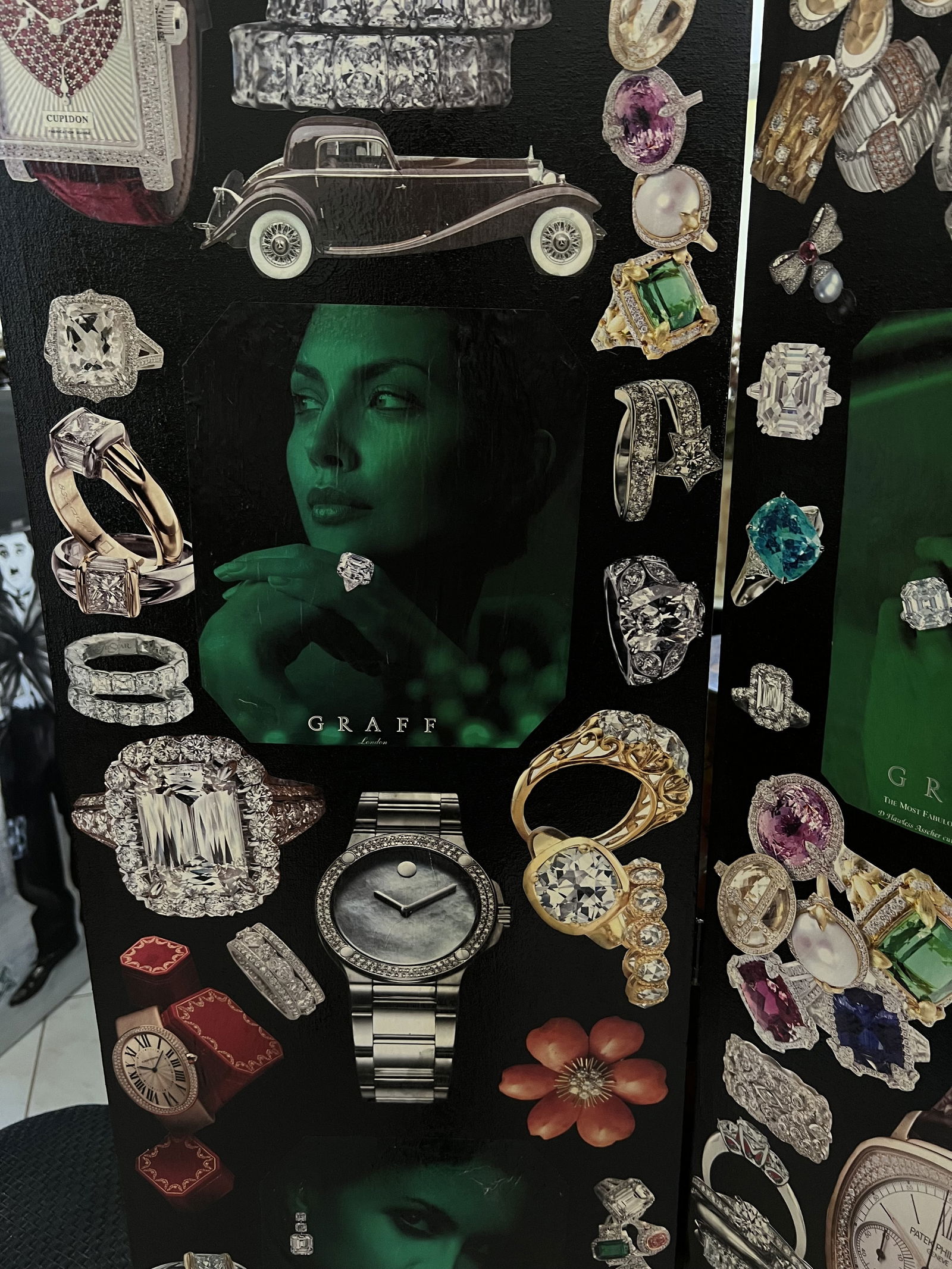 Victorian Style Designer Decoupage Screen Jewels - 3