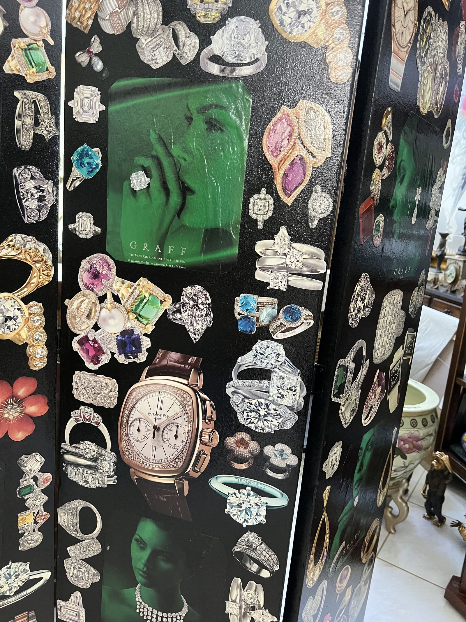 Victorian Style Designer Decoupage Screen Jewels - 6