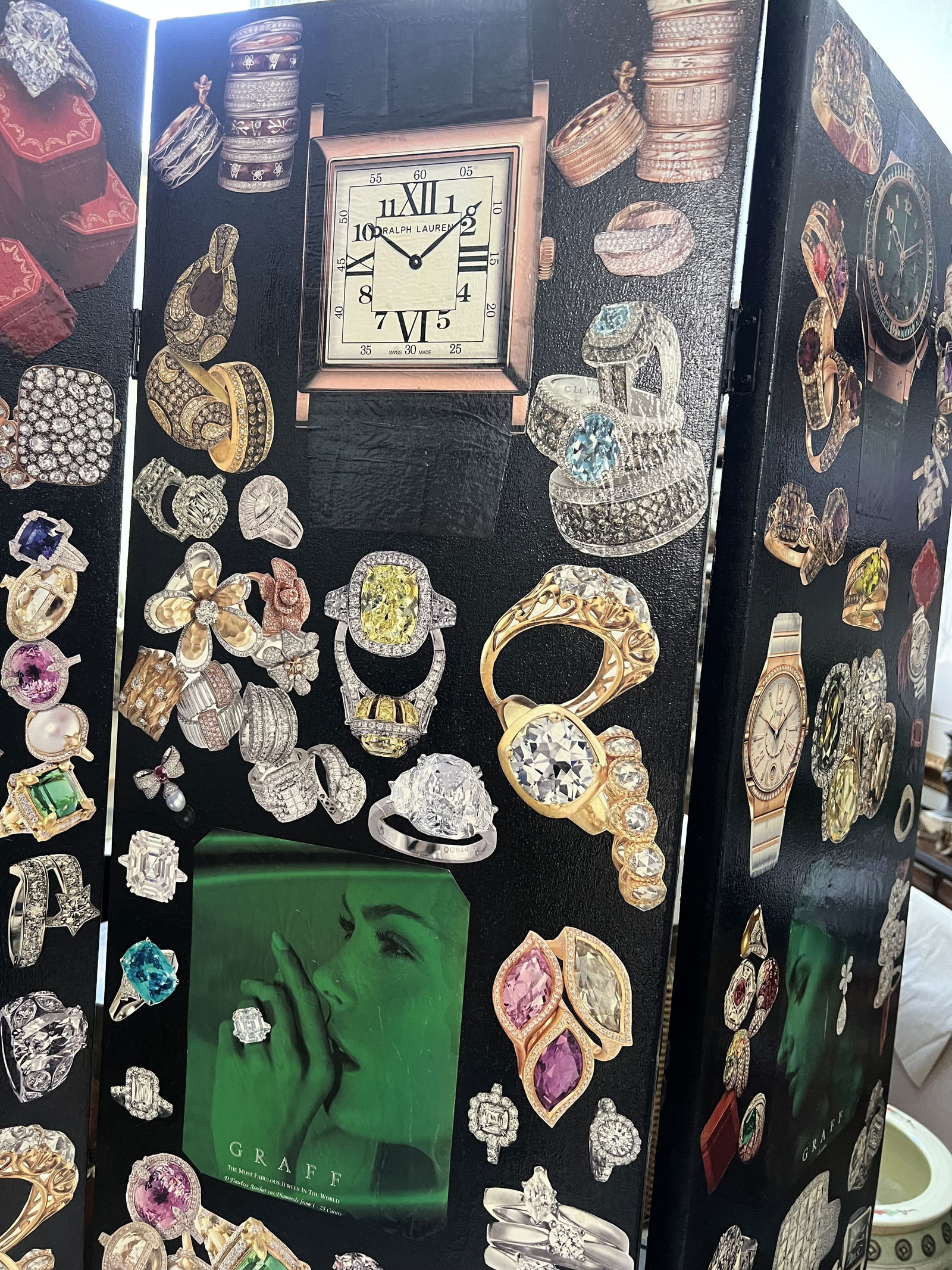 Victorian Style Designer Decoupage Screen Jewels - 7