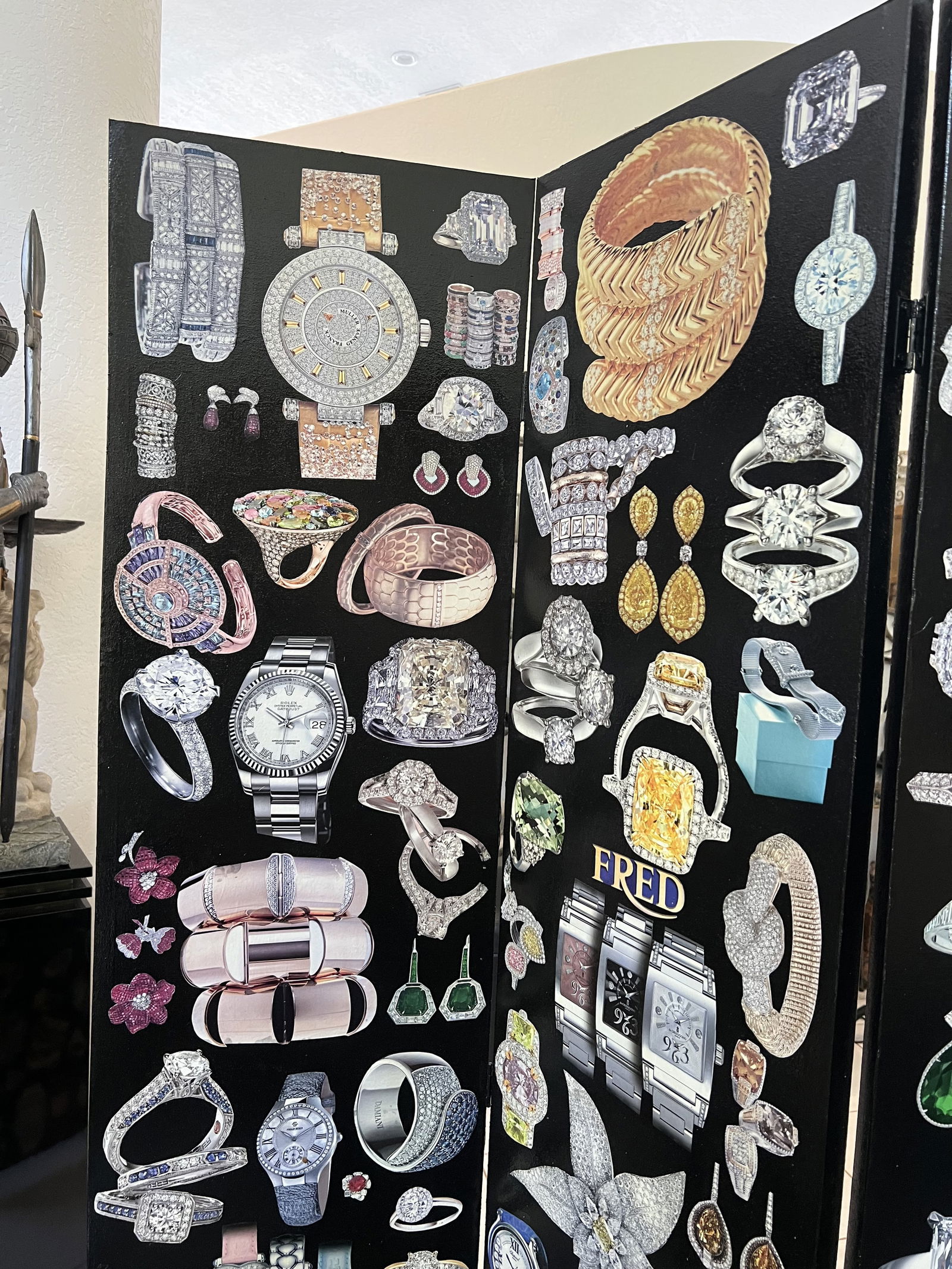 Victorian Style Designer Decoupage Screen Jewels - 9