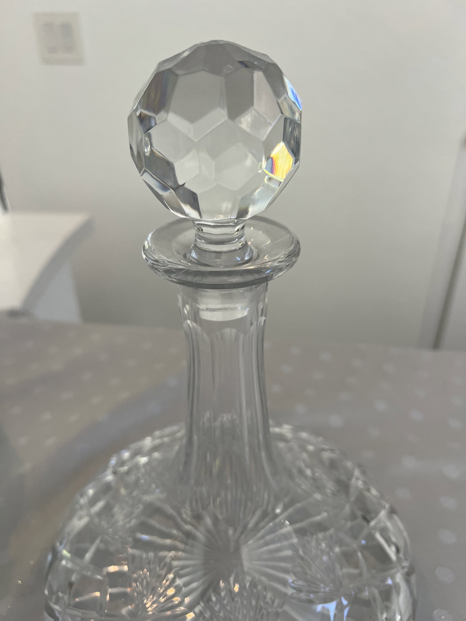 (4) Crystal Decanter Grouping - 16