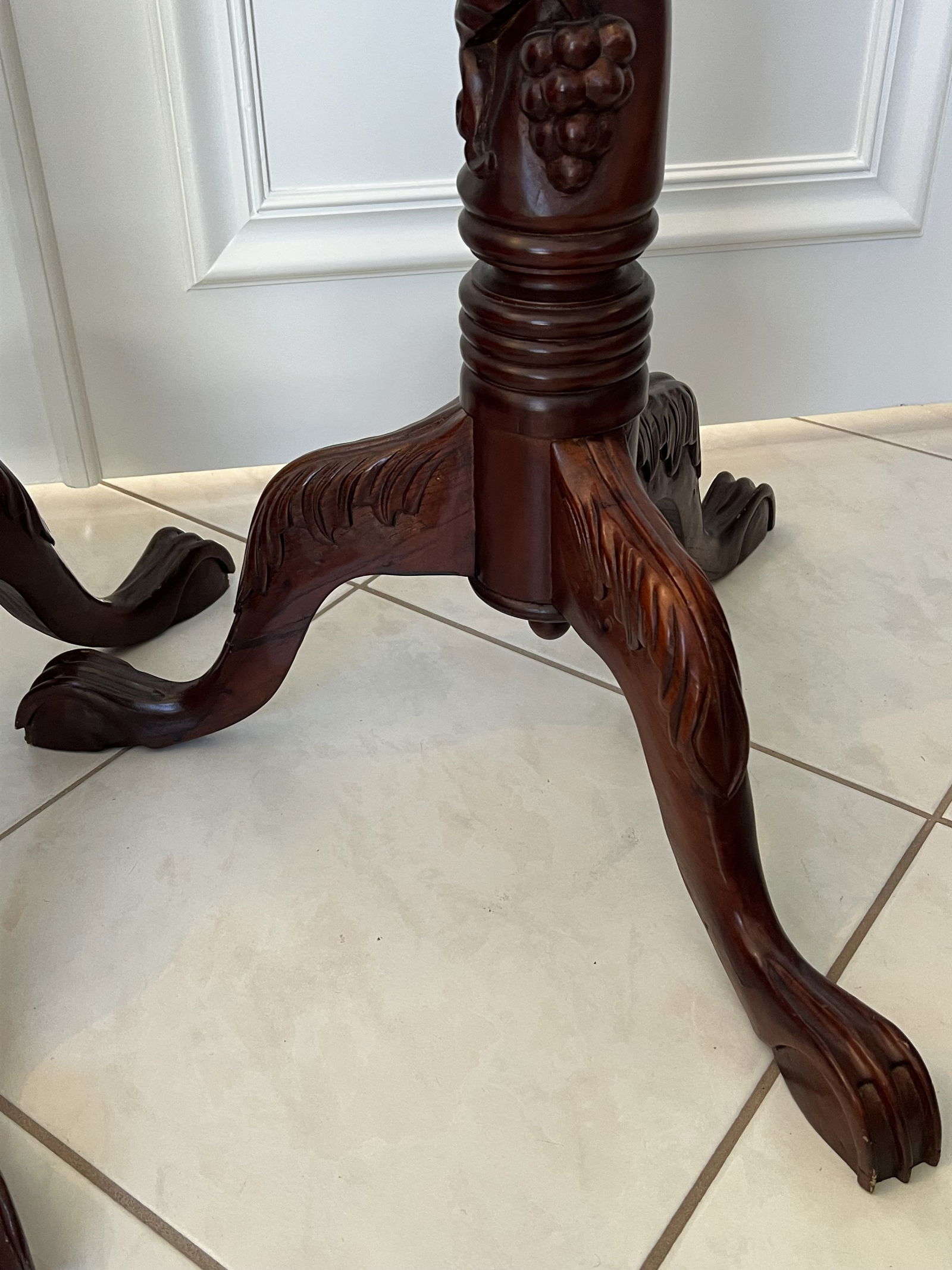 Pair of Fruitwood Vine Display Stands - 5