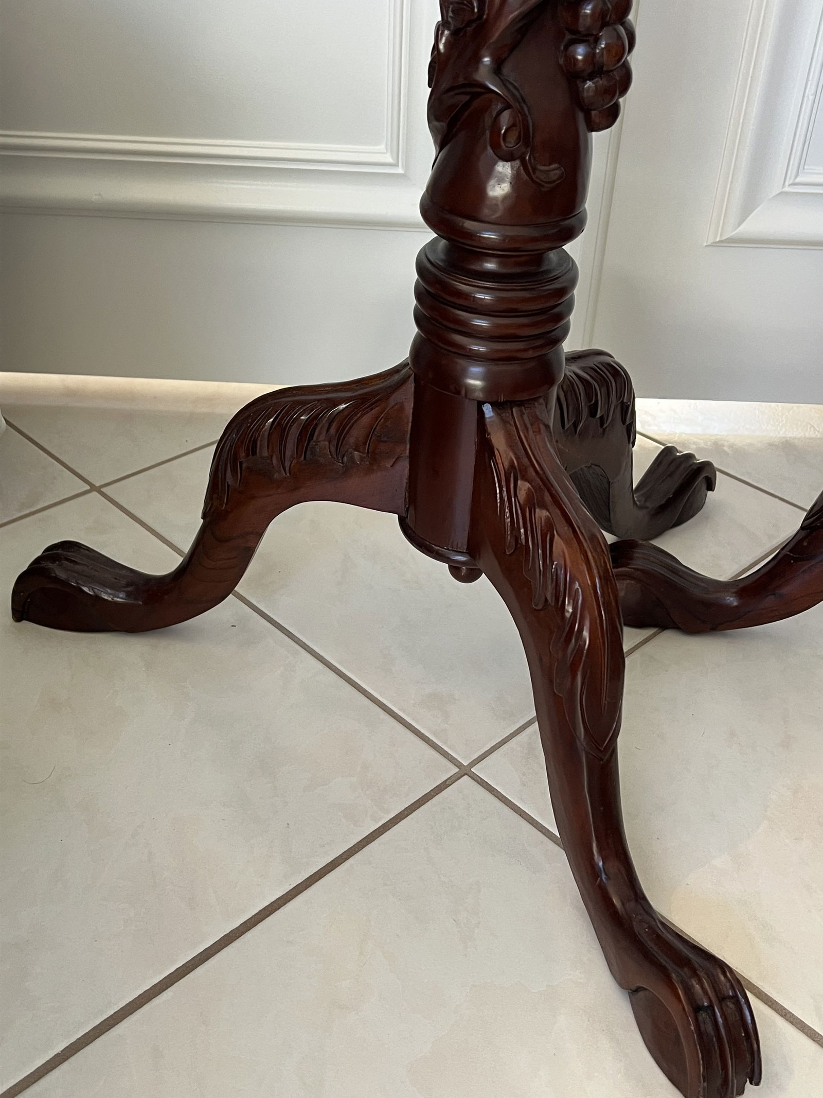 Pair of Fruitwood Vine Display Stands - 6