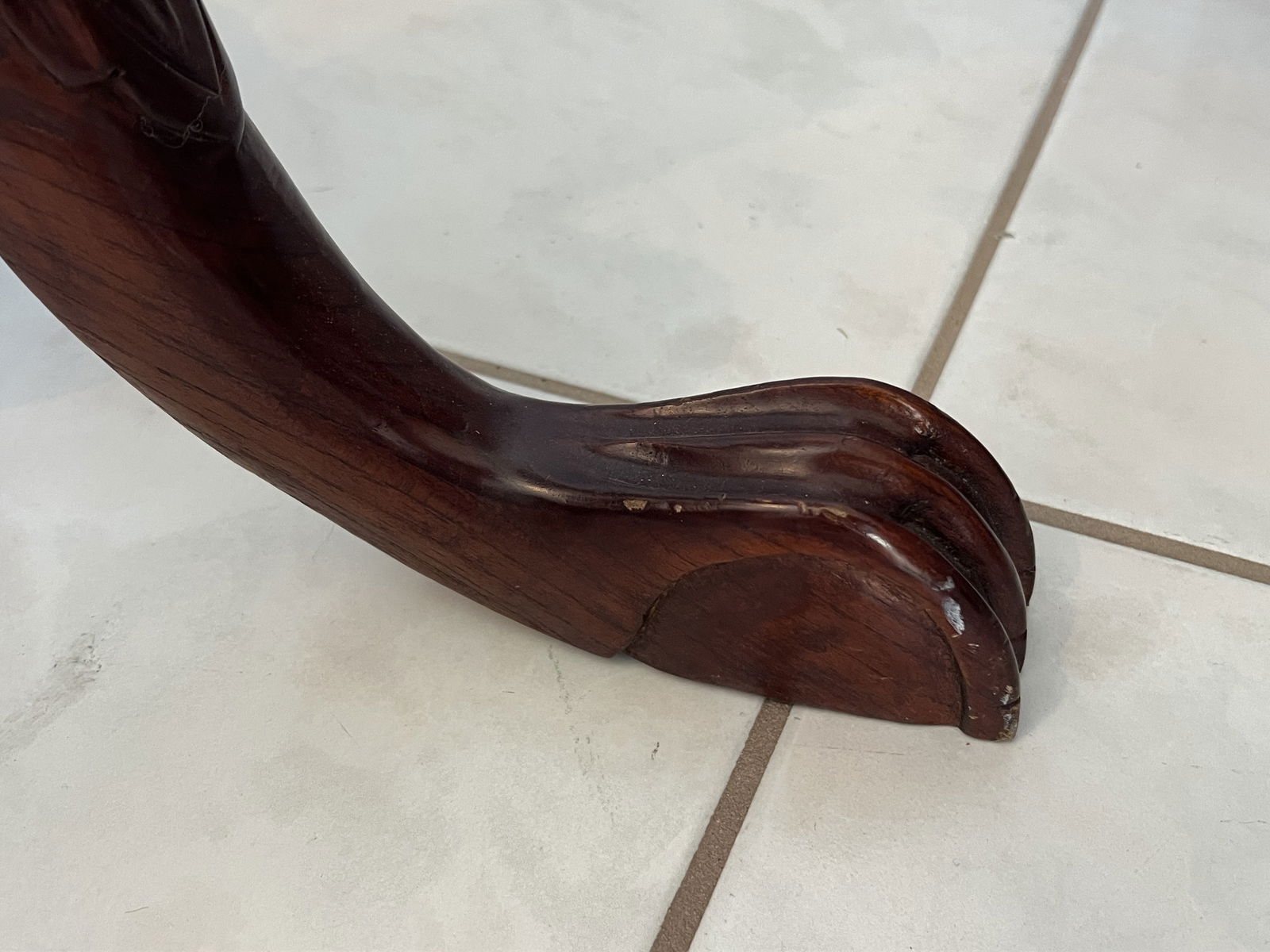 Pair of Fruitwood Vine Display Stands - 8