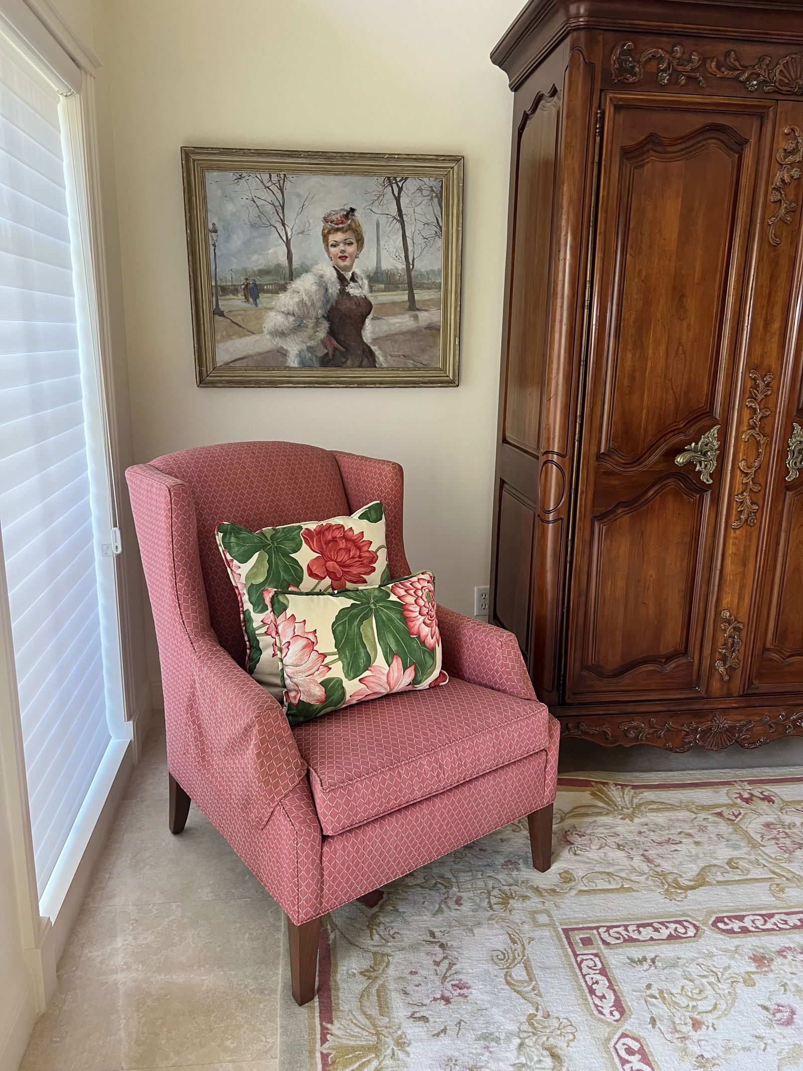 Pair of Ethan Allen Wingback Armchairs (1 of 12)