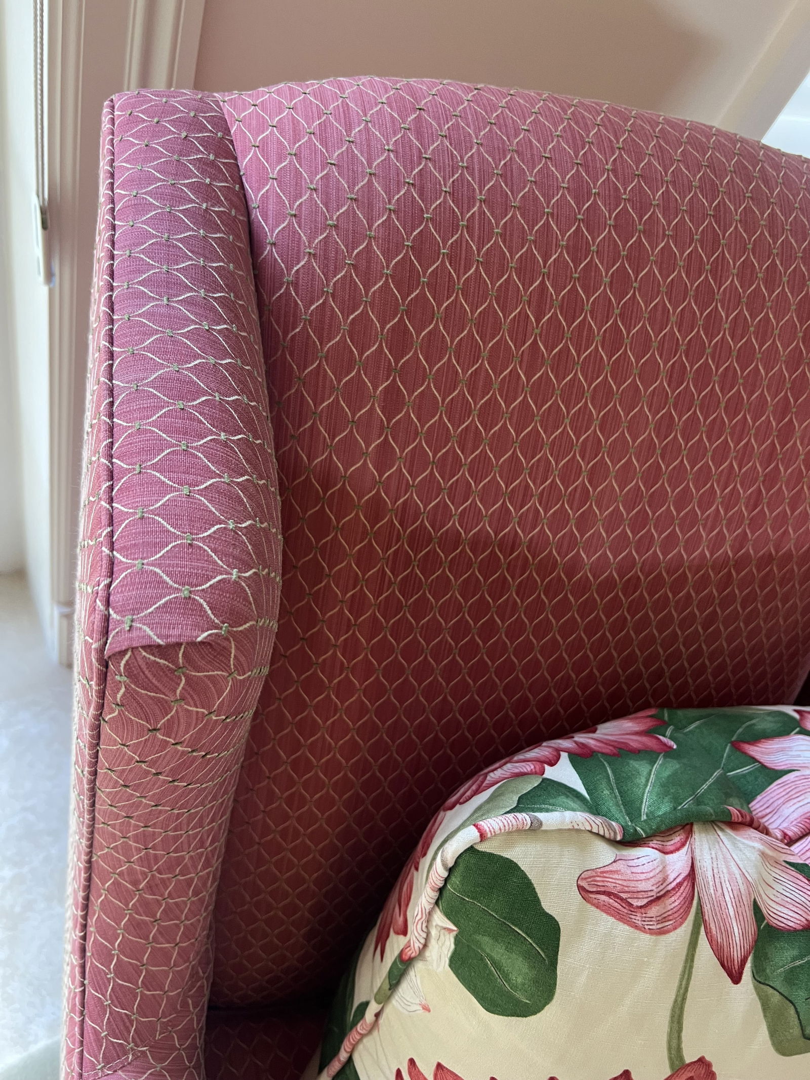 Pair of Ethan Allen Wingback Armchairs - 4