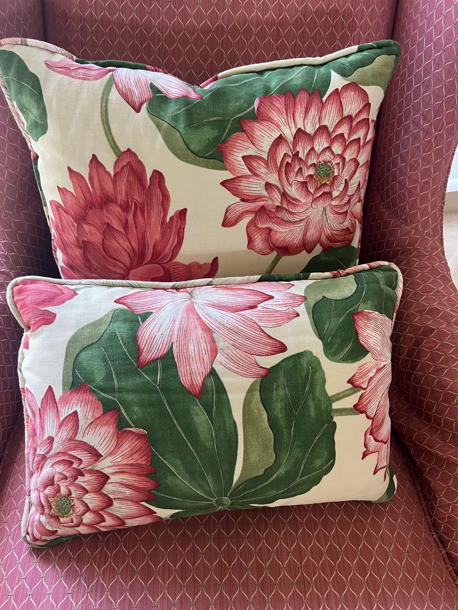 Pair of Ethan Allen Wingback Armchairs - 5