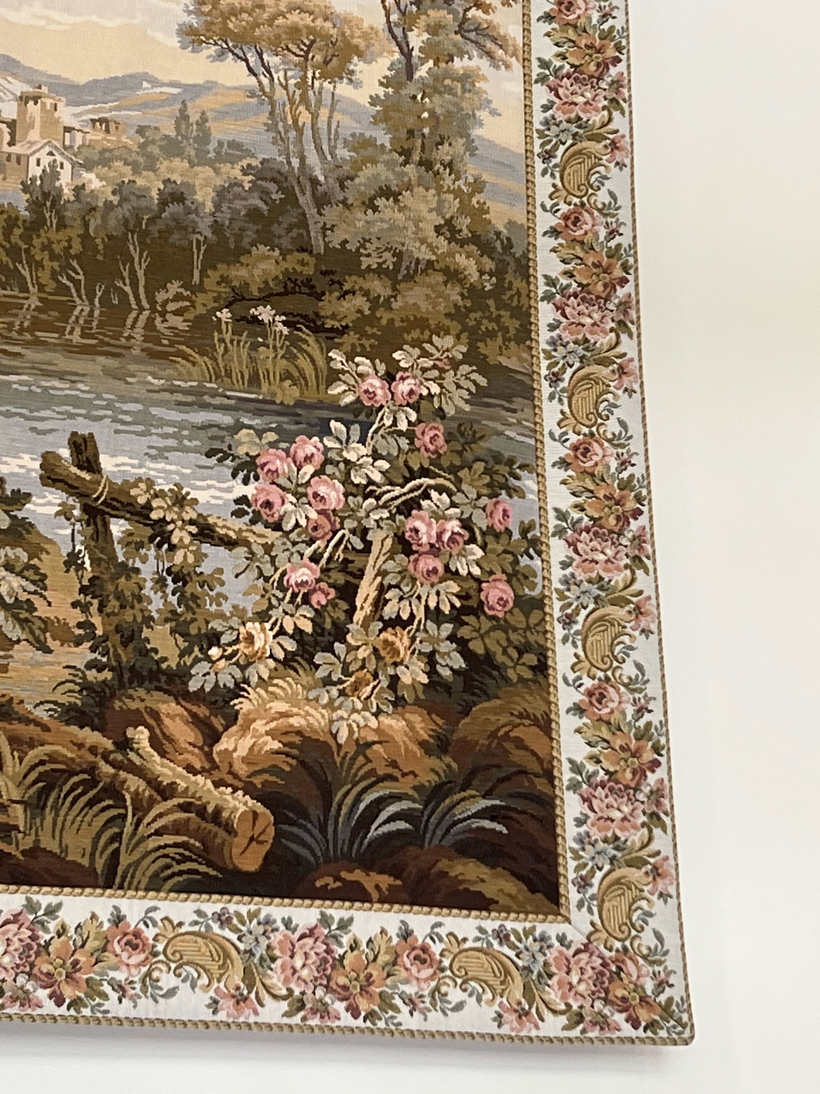 Very Large French Aubusson Style Jaquar Tapestry - 3