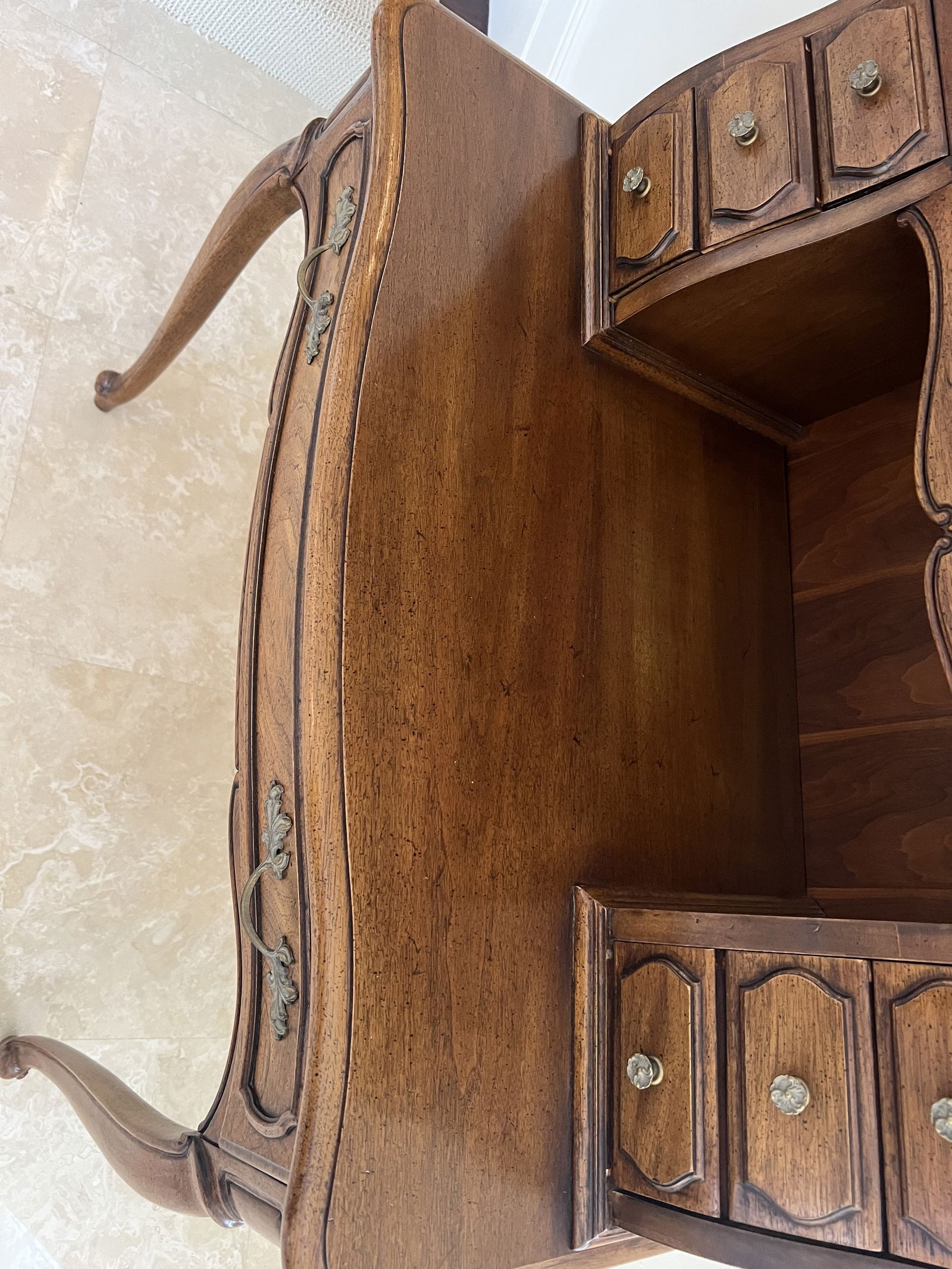 Vintage French Style Secretary Desk - 7