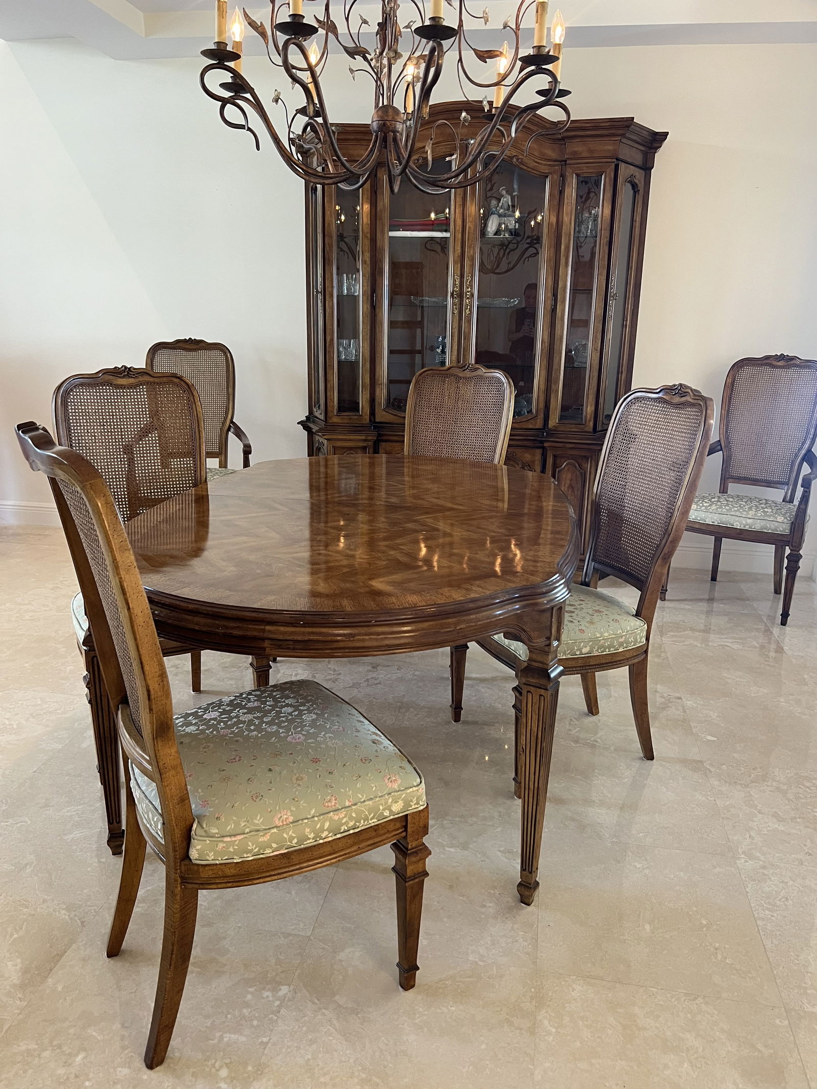 French Provincial Style Vintage Dining Room Suite (1 of 14)