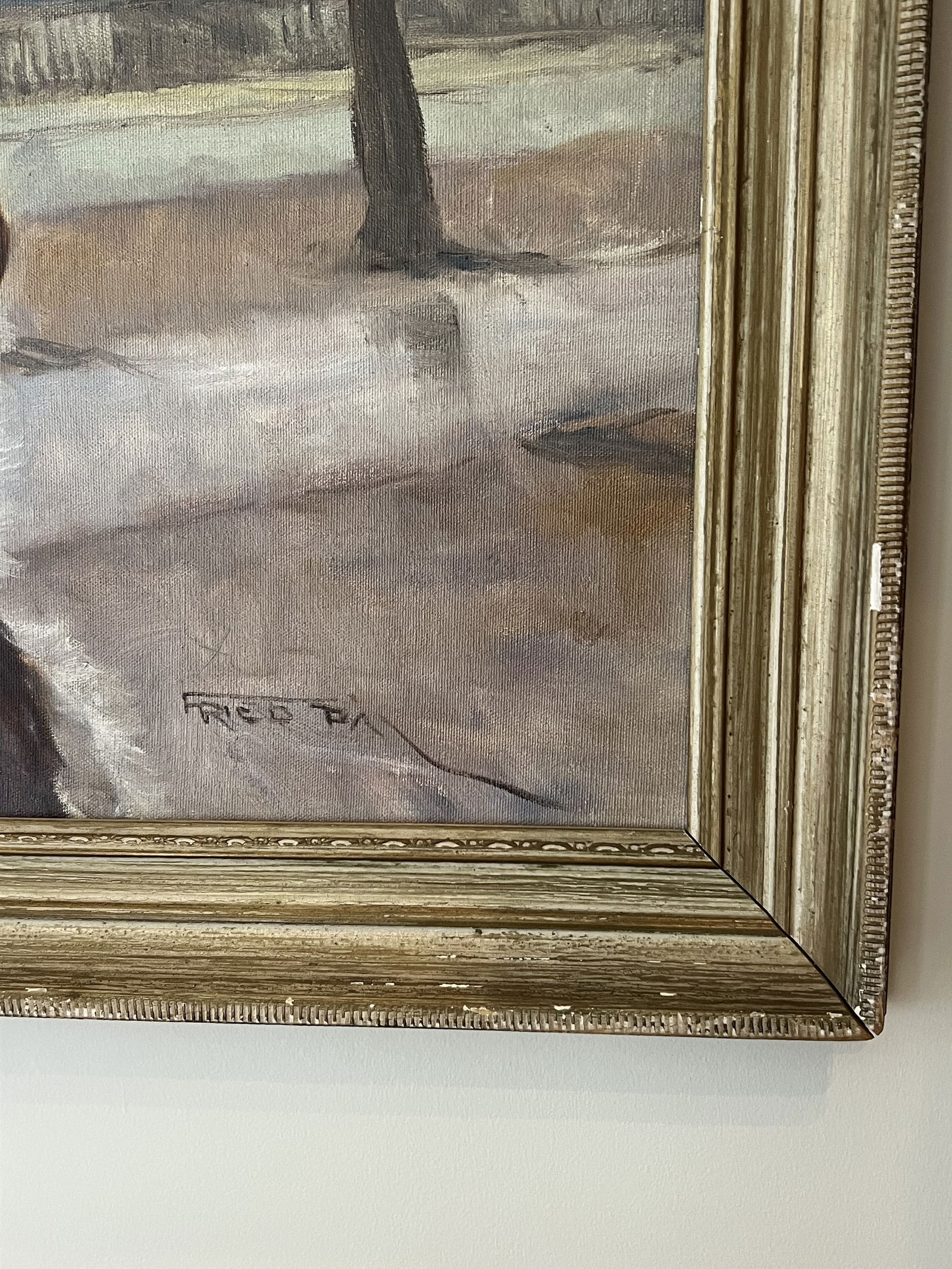 Pal Fried (1893-1976) "French Lady" Painting - 2