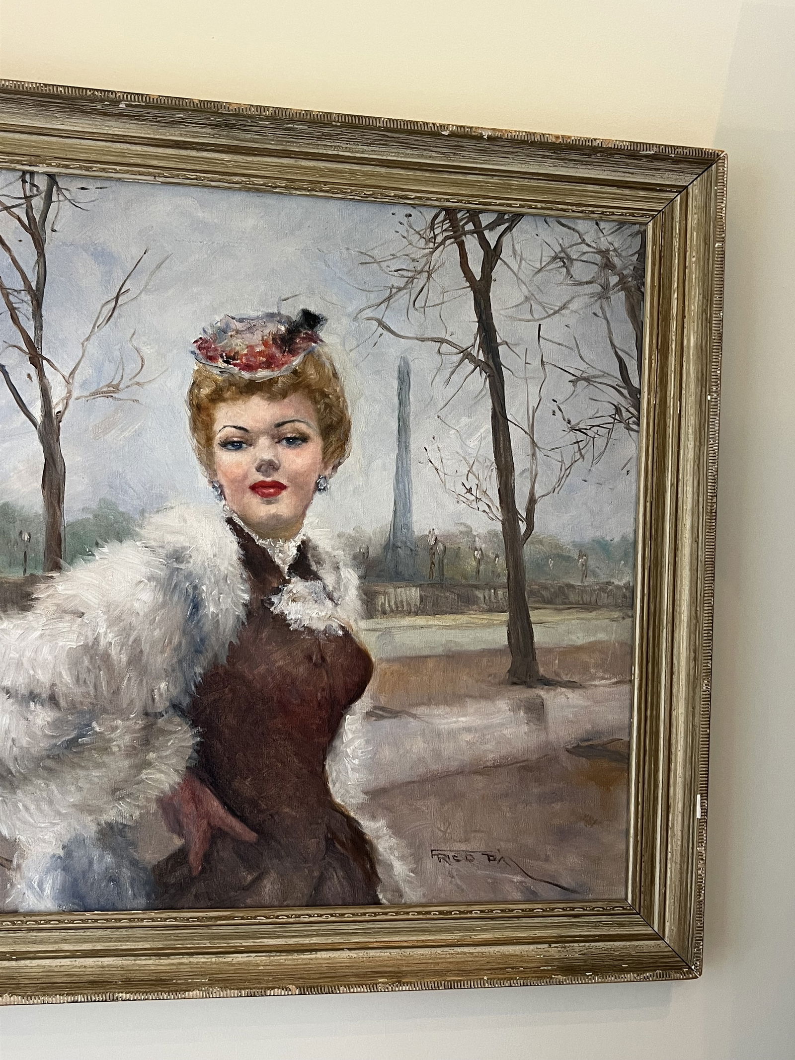 Pal Fried (1893-1976) "French Lady" Painting - 5