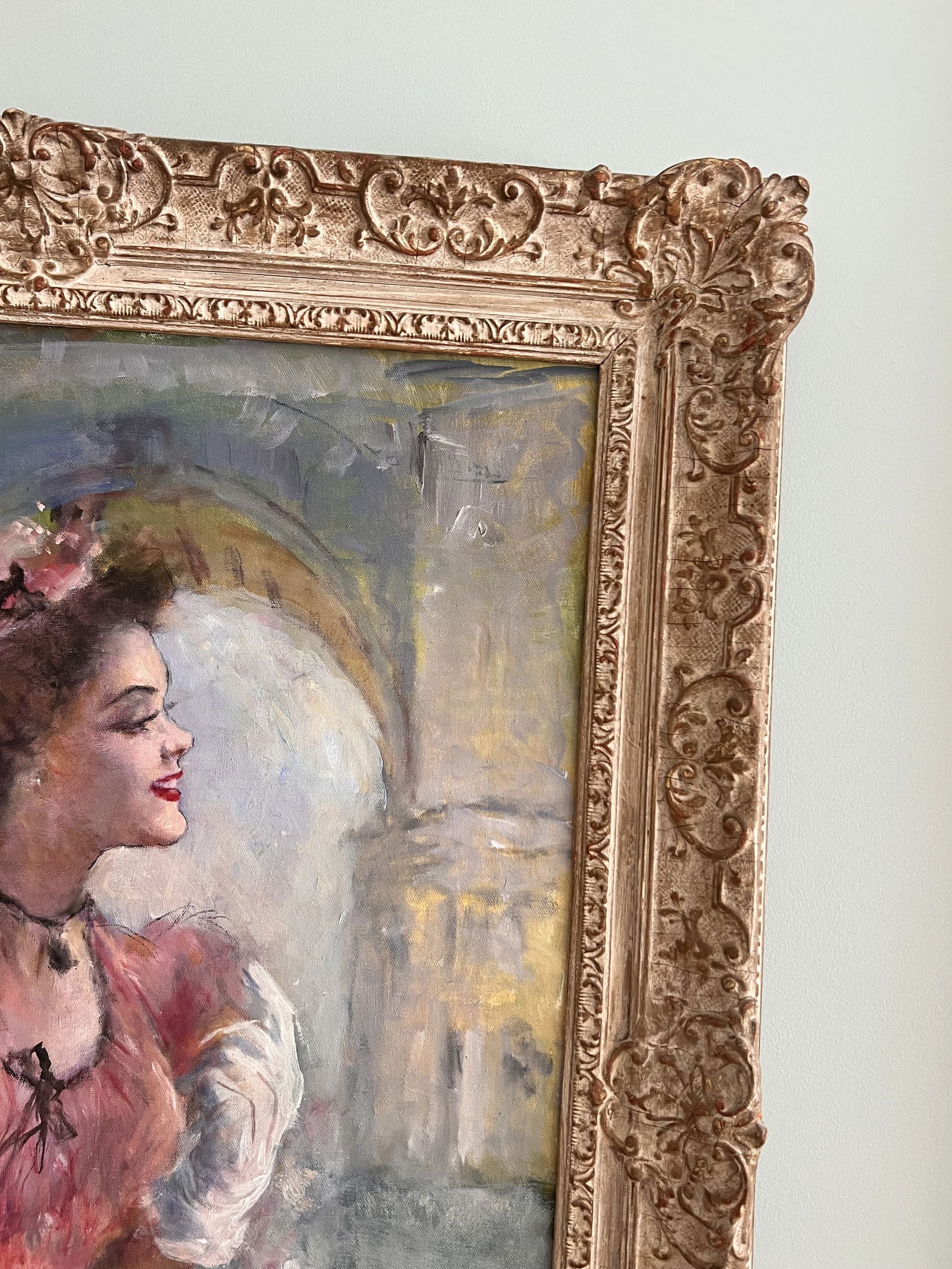 Pal Fried (1893-1976) "Lady" Painting - 6