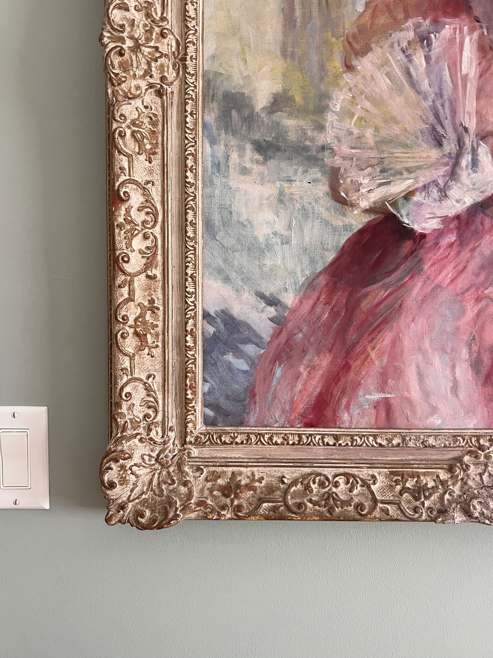 Pal Fried (1893-1976) "Lady" Painting - 7