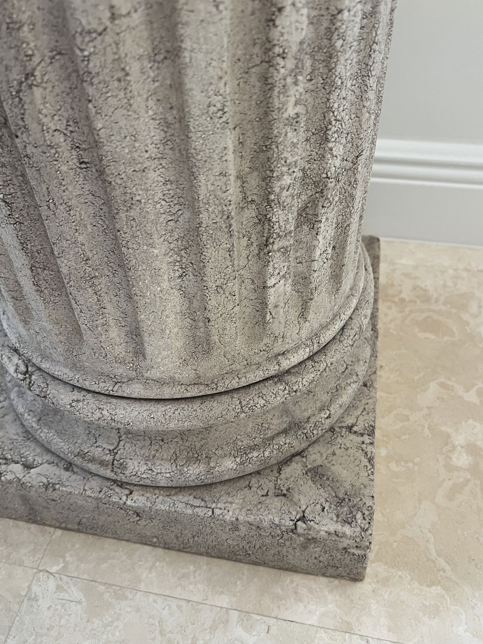 Tuscan Roman Pillar Pedestal - 3