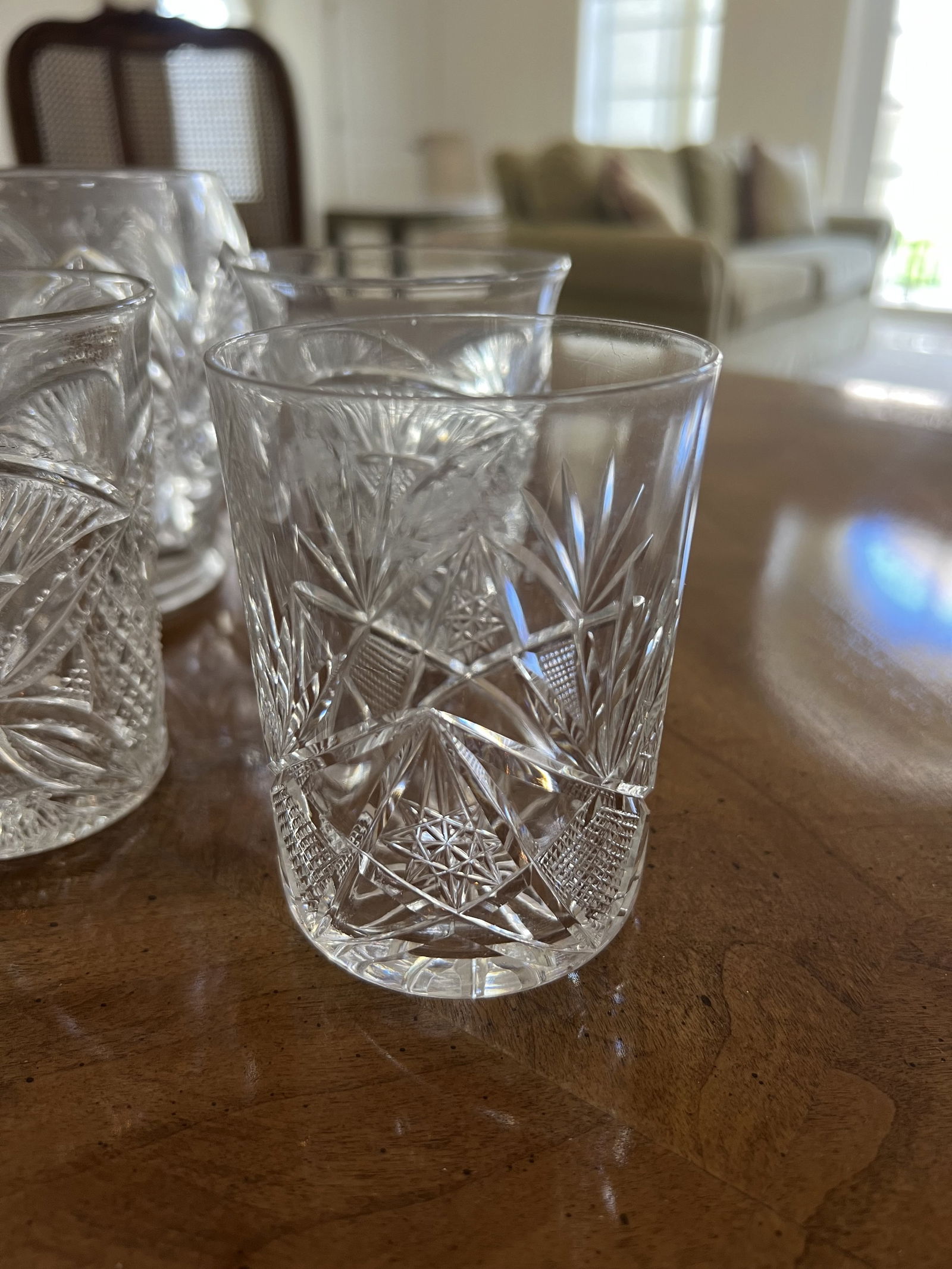 Grouping of Antique Cut and Pressed Glass and Crystal - 4