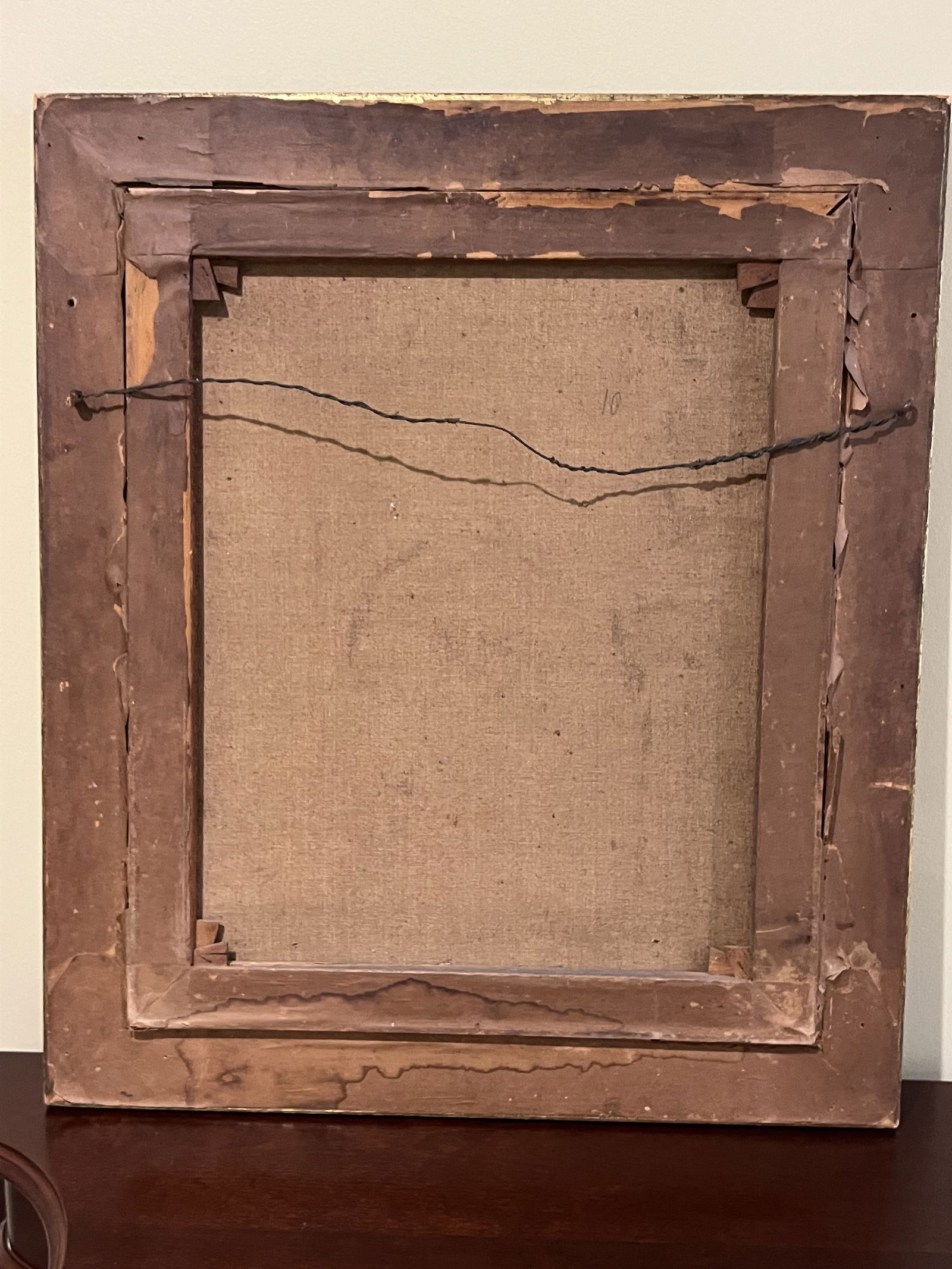 W Blanke Winter Street Scene Oil on Canvas Painting - 6