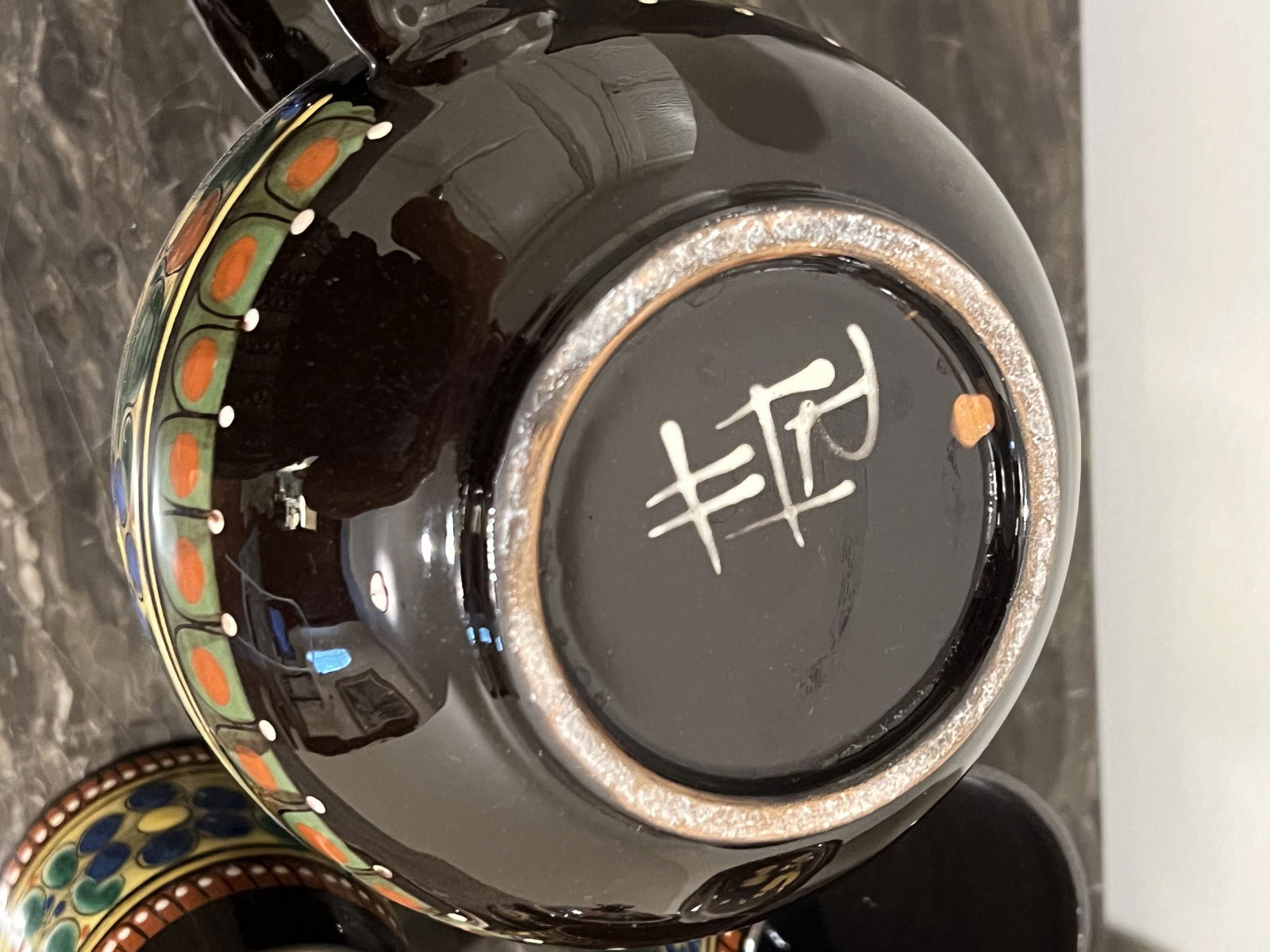 Swiss Folk Art Pottery Grouping - 7