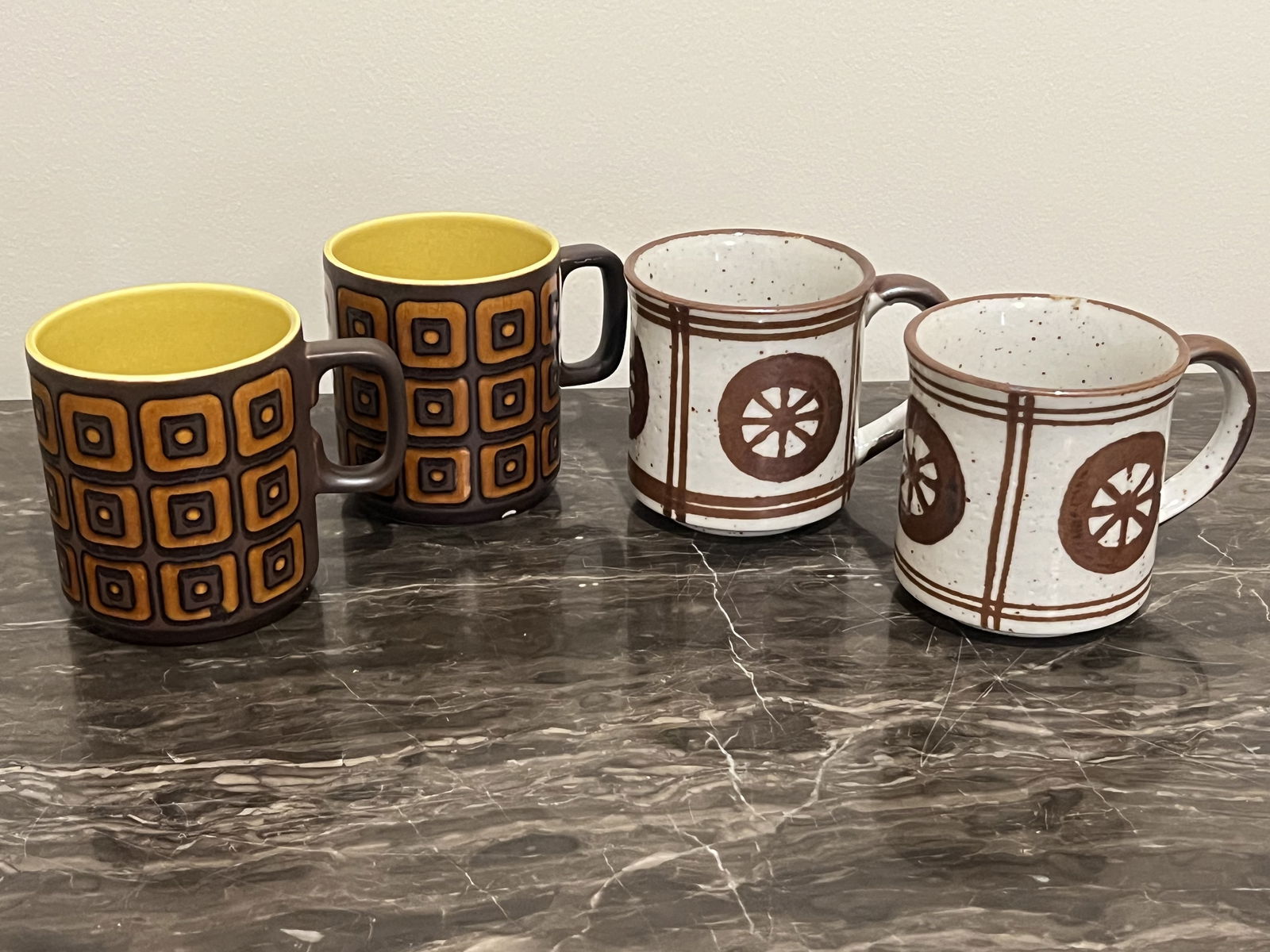 Vintage 1970's Pottery Coffee Mugs (1 of 7)